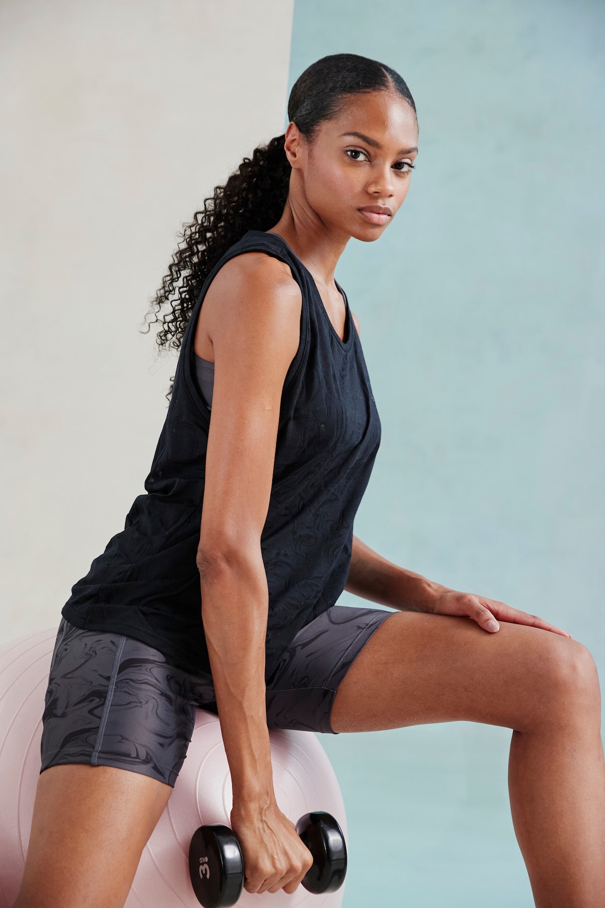 LASCANA ACTIVE Functioneel shirt - zwart