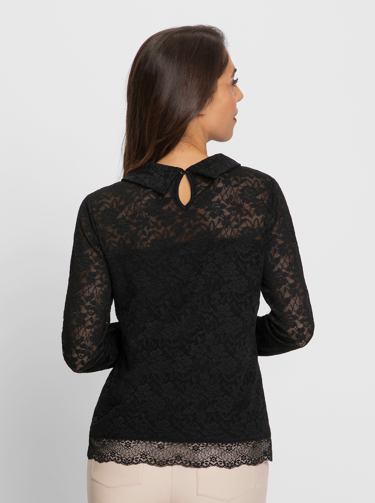 heine Shirt met lange mouwen - zwart