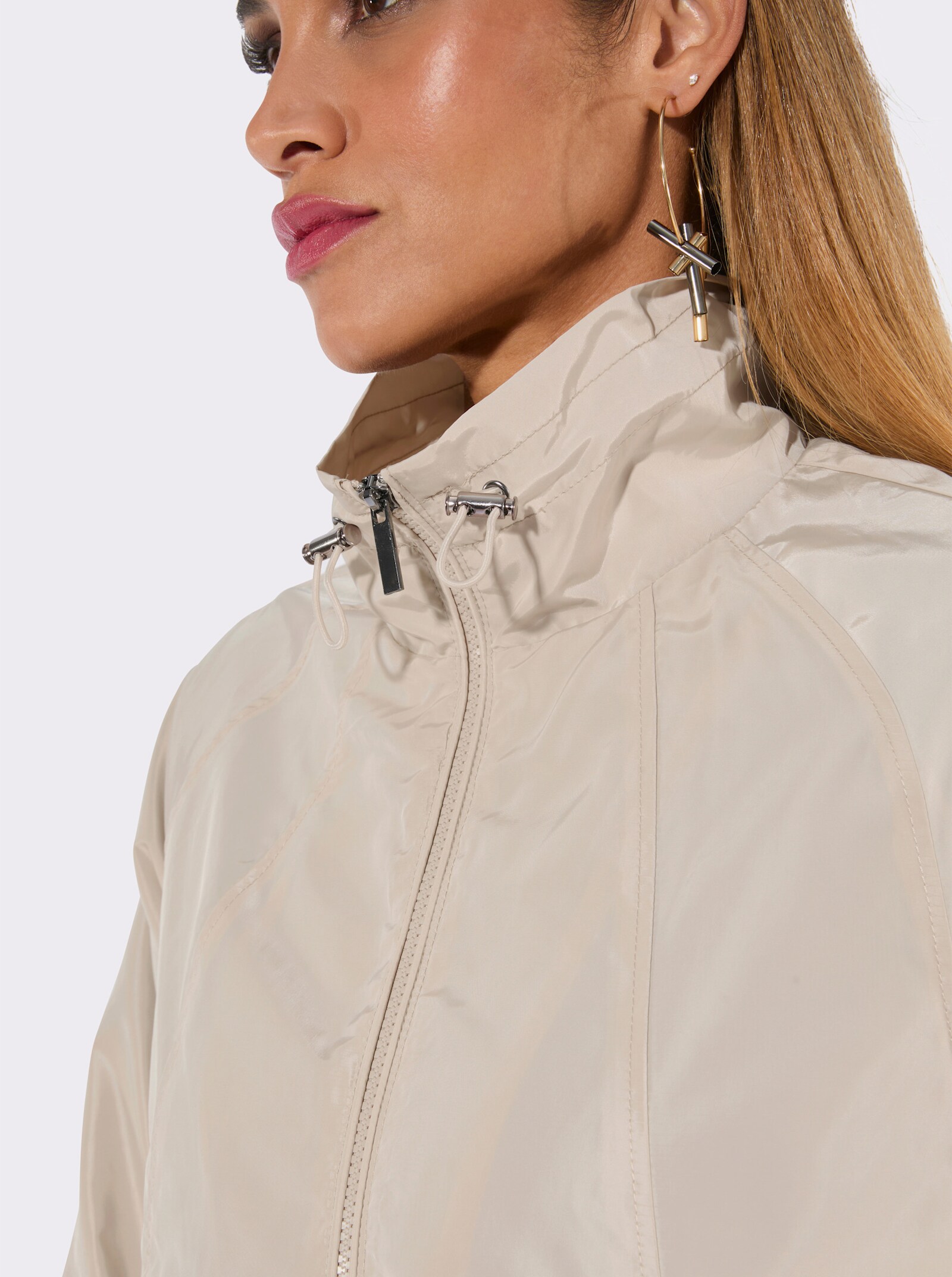 Jacke im Lagen-Look - sand
