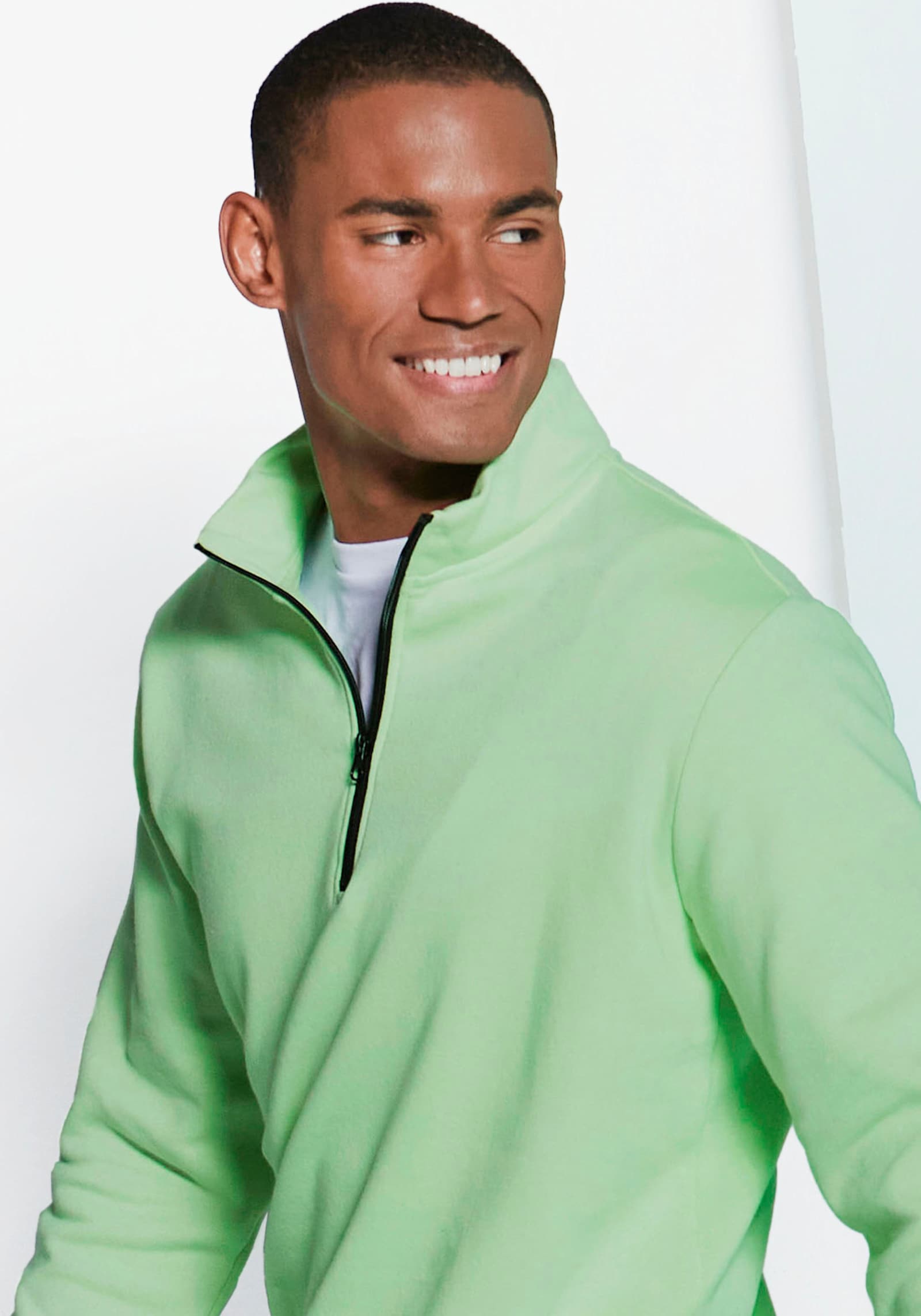 John Devin Sweatshirt - hellgrün