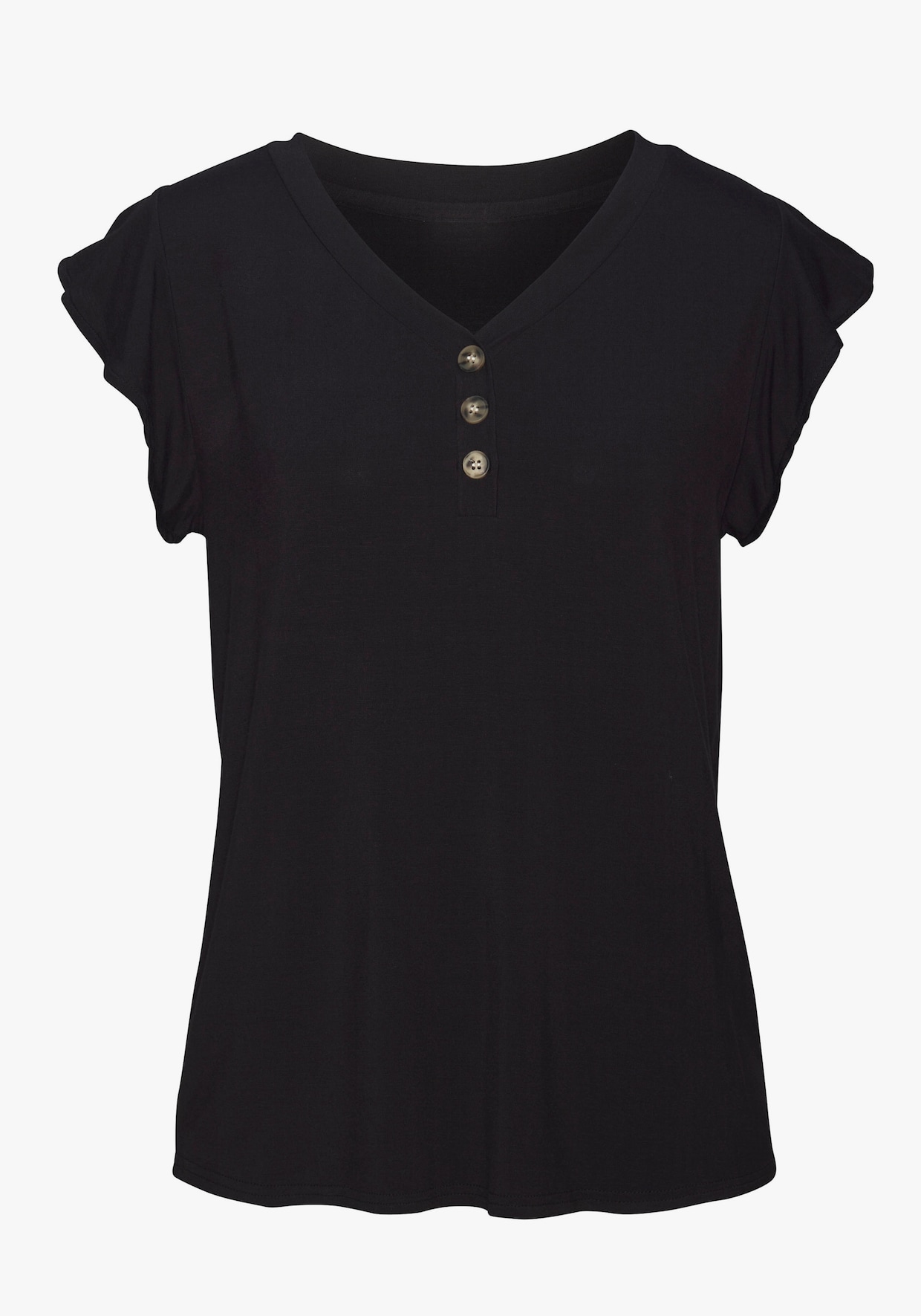 LASCANA T-shirt - noir