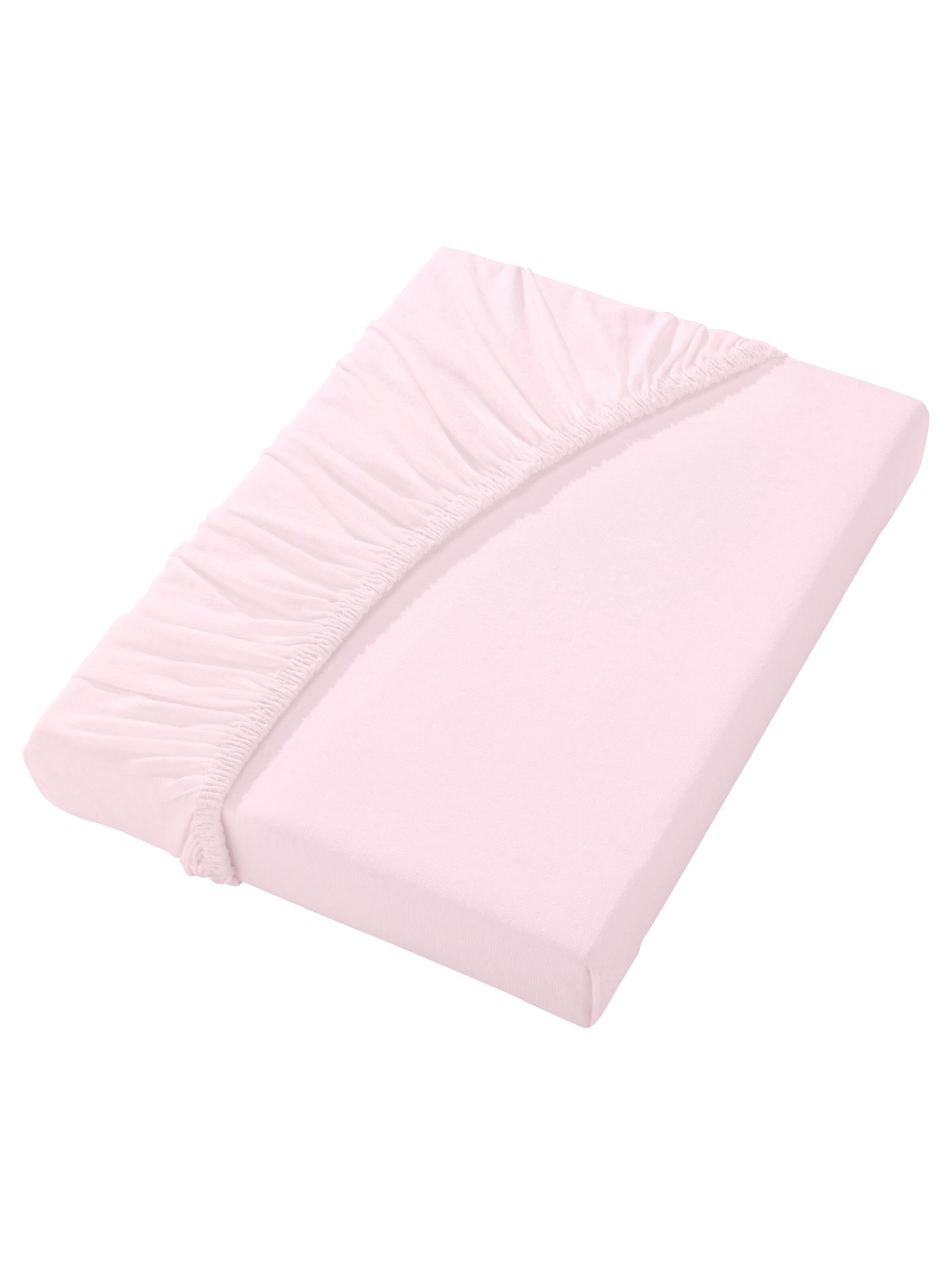 Spannbetttuch - zartrosé