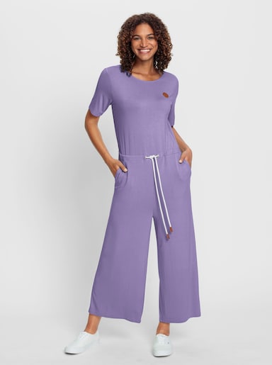 Jumpsuit mit weitem Bein - lavendel
