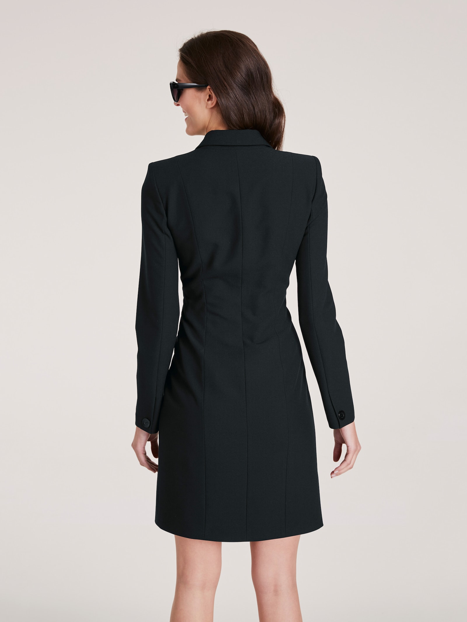 heine Bleistiftkleid im Blazer-Stil - schwarz