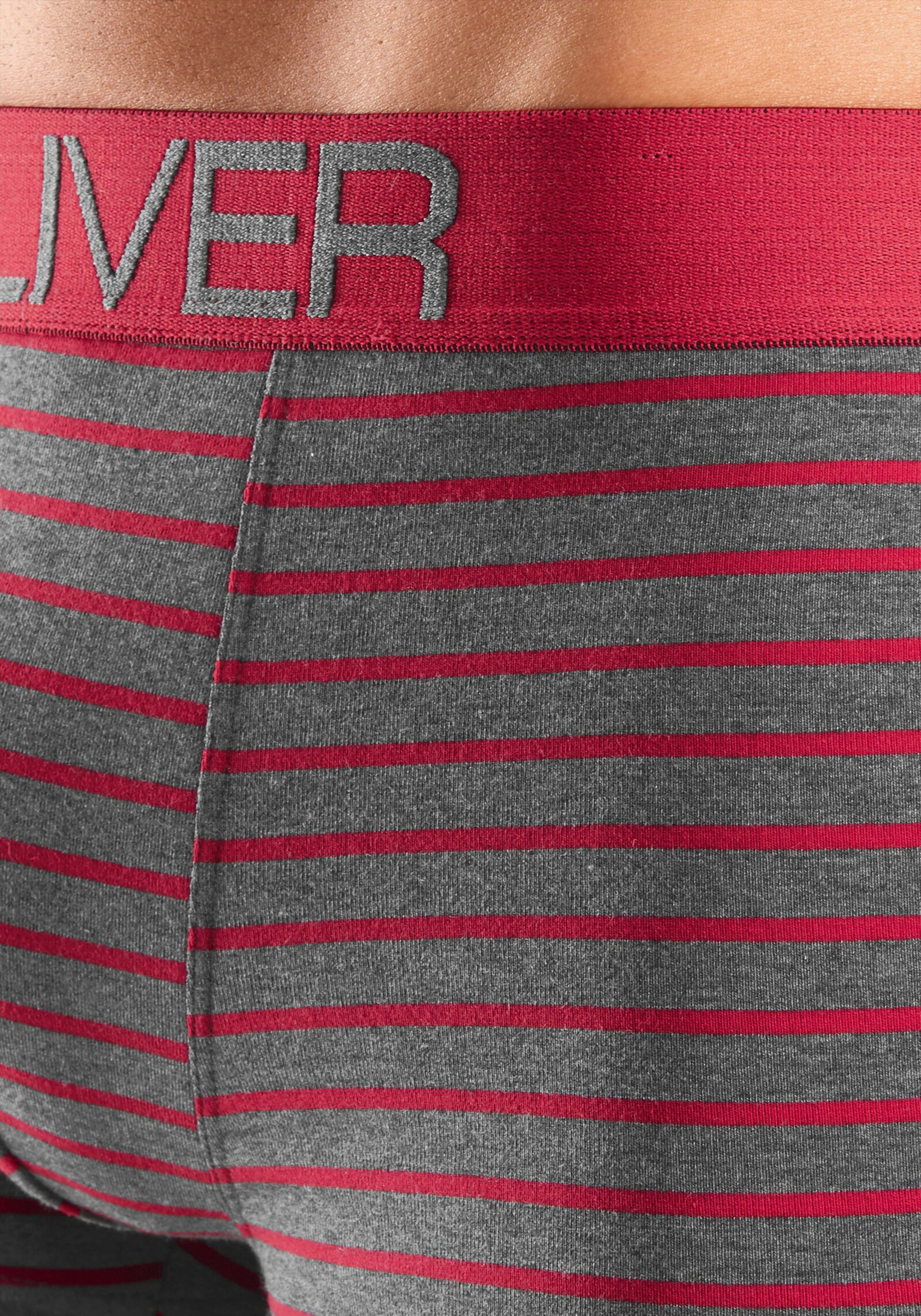 s.Oliver Hipster - schwarz-grau-gestreift / petrol-grau-gestreift / blau-grau-gestreift / rot-grau-gestreift
