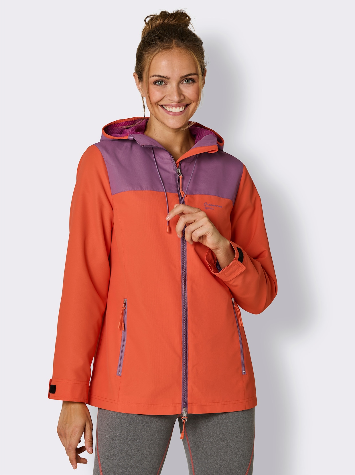 Catamaran Sports Funktionsjacke - orange-violett