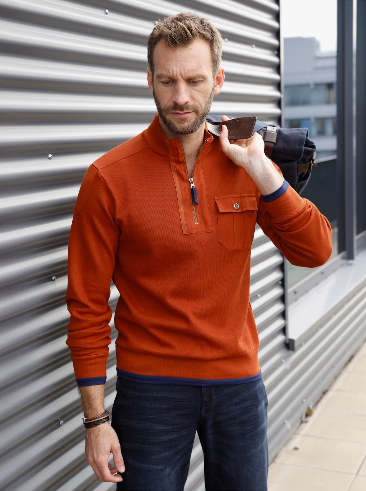 Marco Donati Longsleeve - roestrood