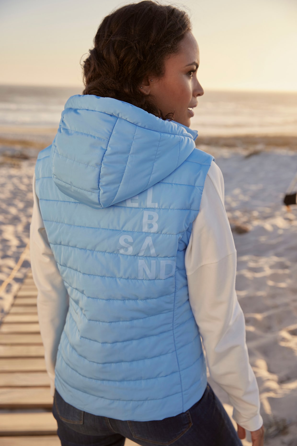 Elbsand Bodywarmer - lichtblauw