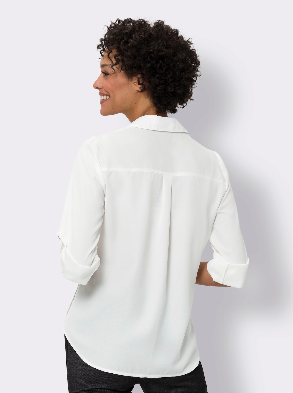 Comfortabele blouse - ecru
