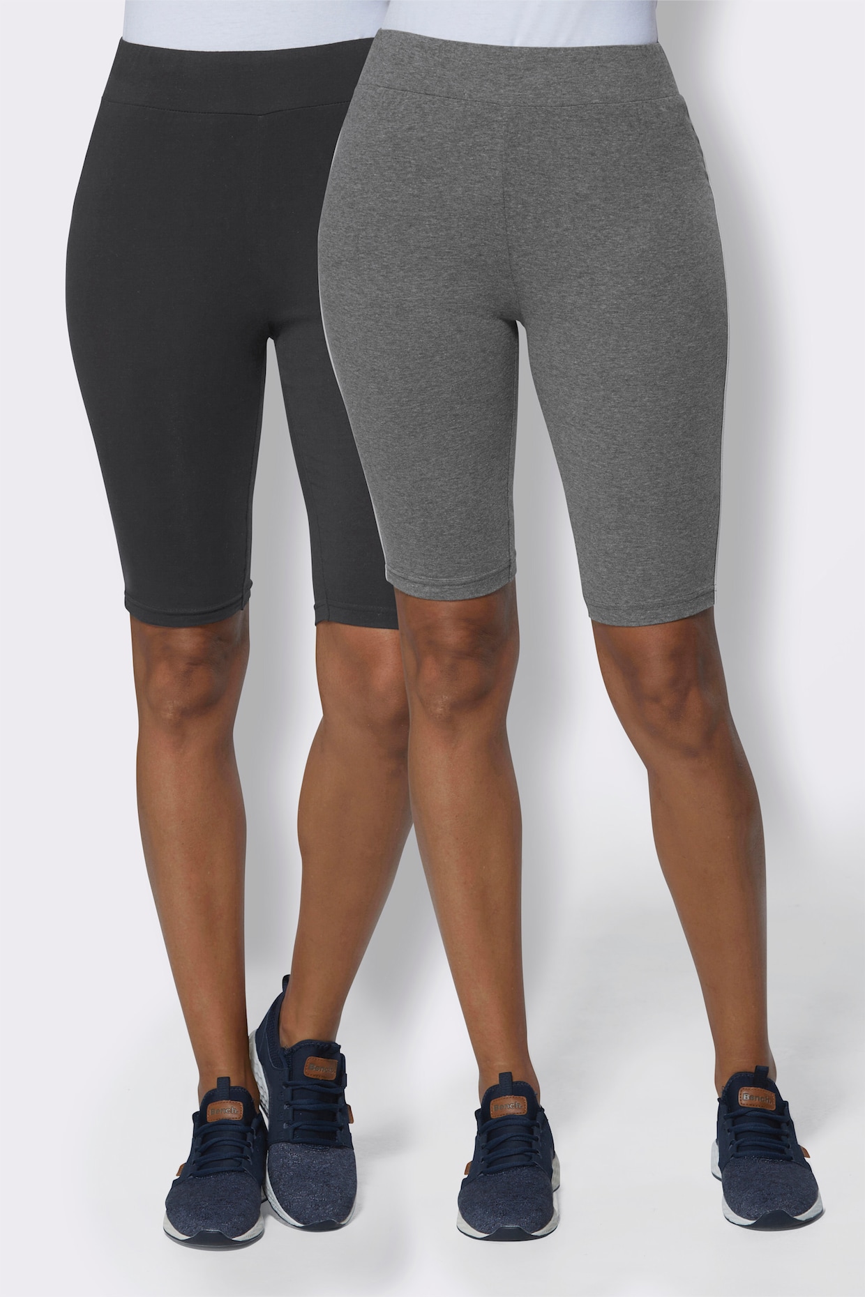 feel good Legging - zwart + grijs gemêleerd