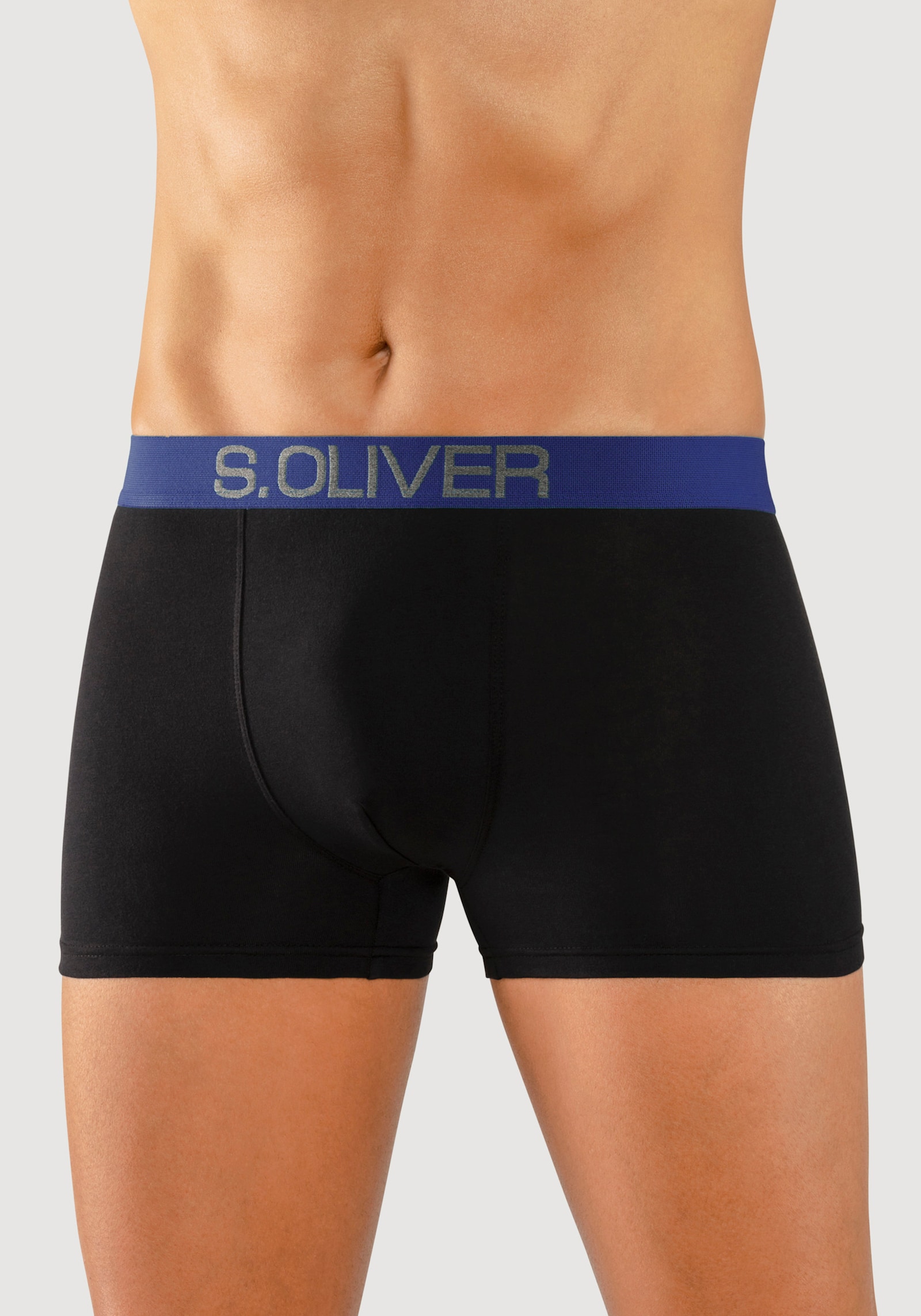 s.Oliver Boxer - schwarz-türkis / schwarz-hellblau / schwarz-marine / schwarz-royalblau