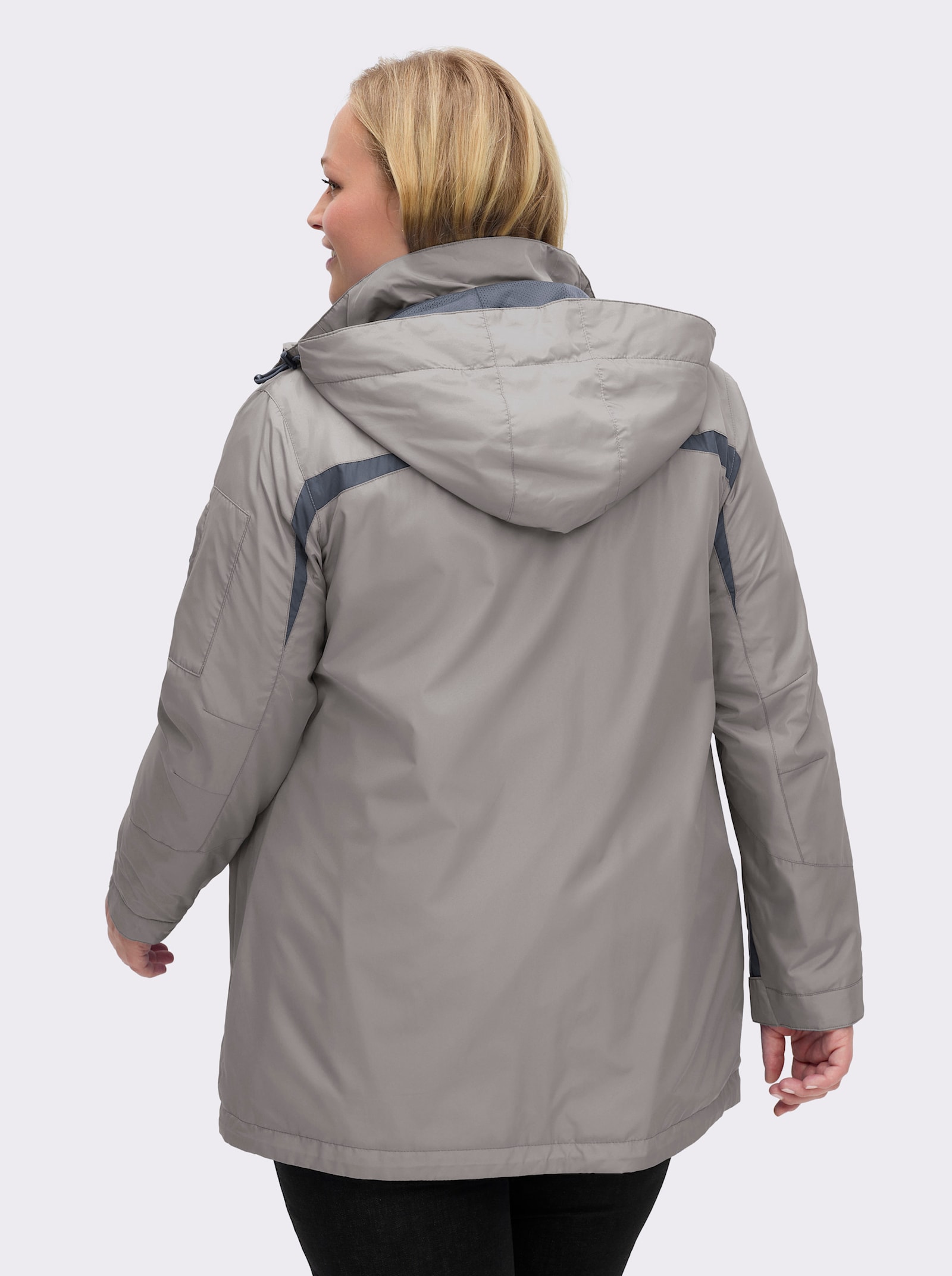 Funktionsjacke wind- und wasserabweisend - grau