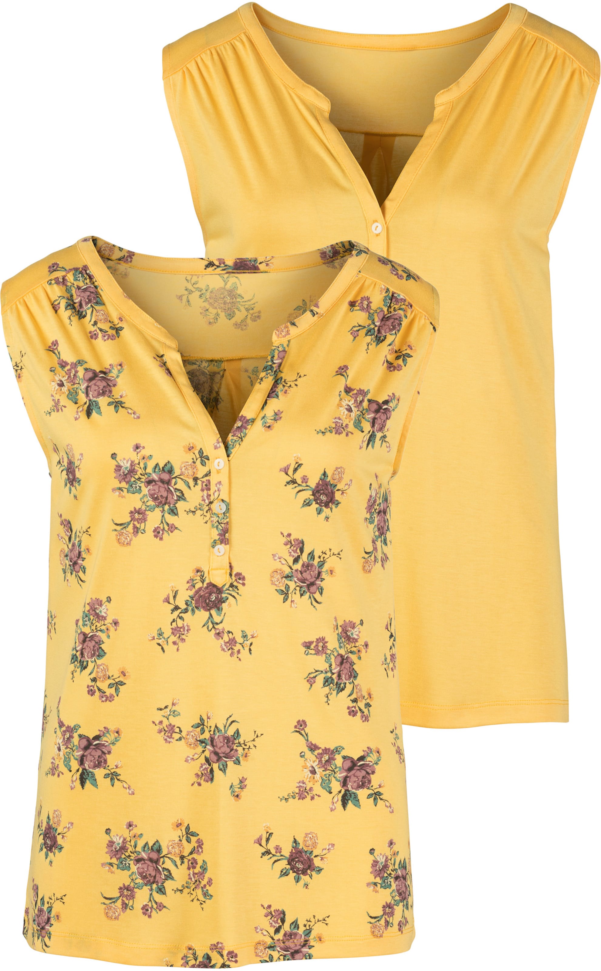 Witt Weiden Damen Tanktop gelb  - Onlineshop Witt Weiden