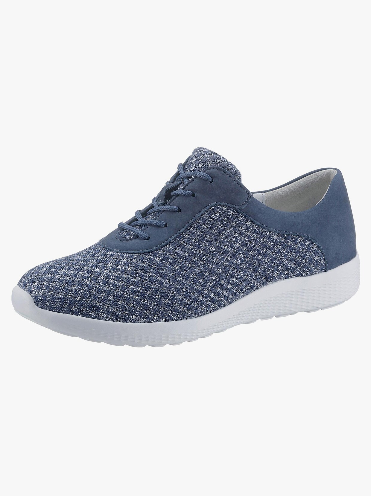 Waldläufer Schnürschuh - marine