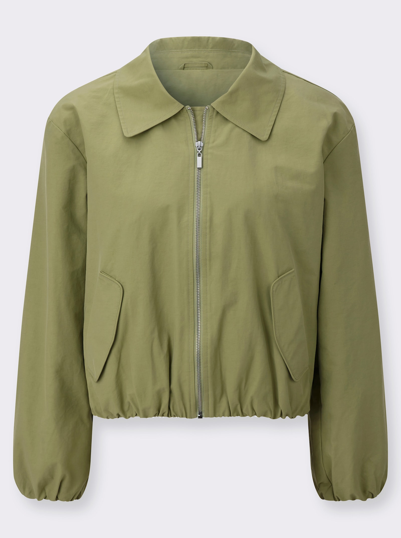 Blouson-Jacke in verkürzter Form - schilf