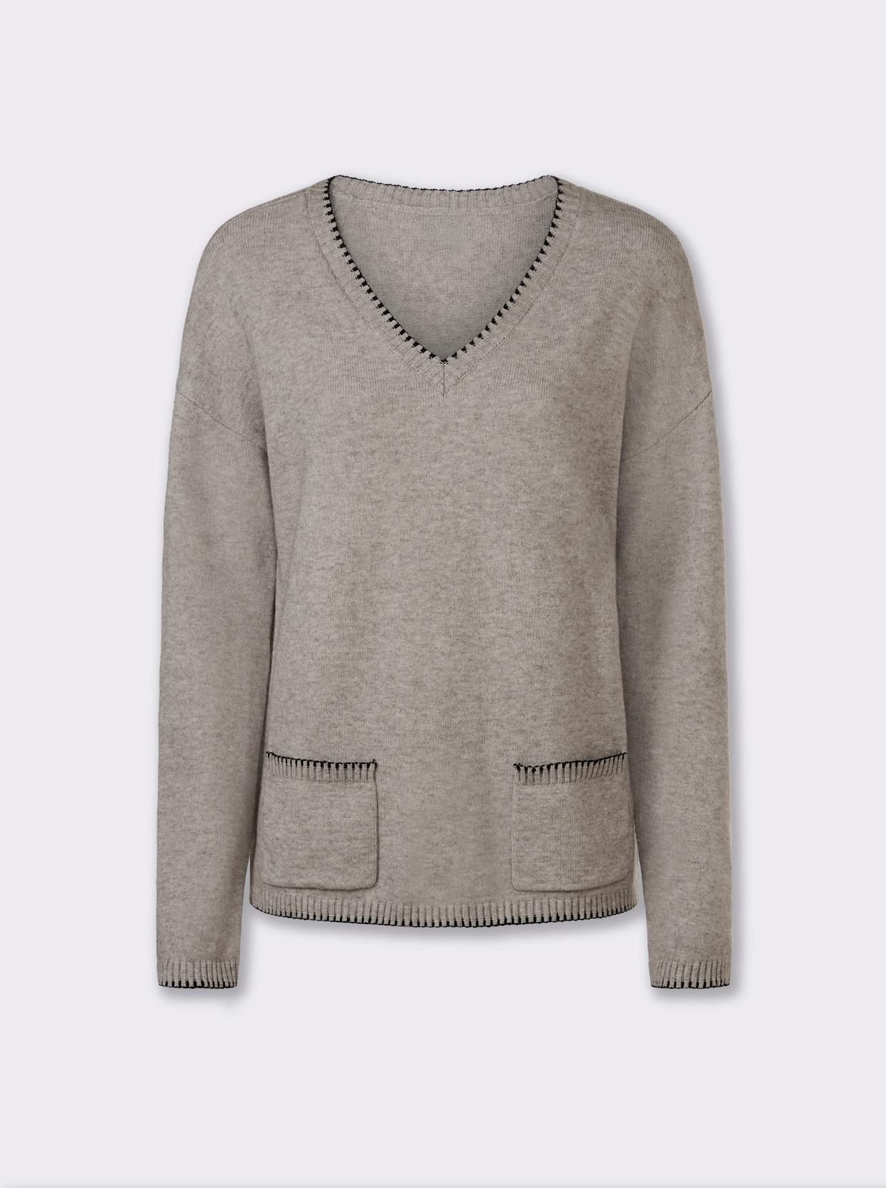 heine Pull - taupe chiné