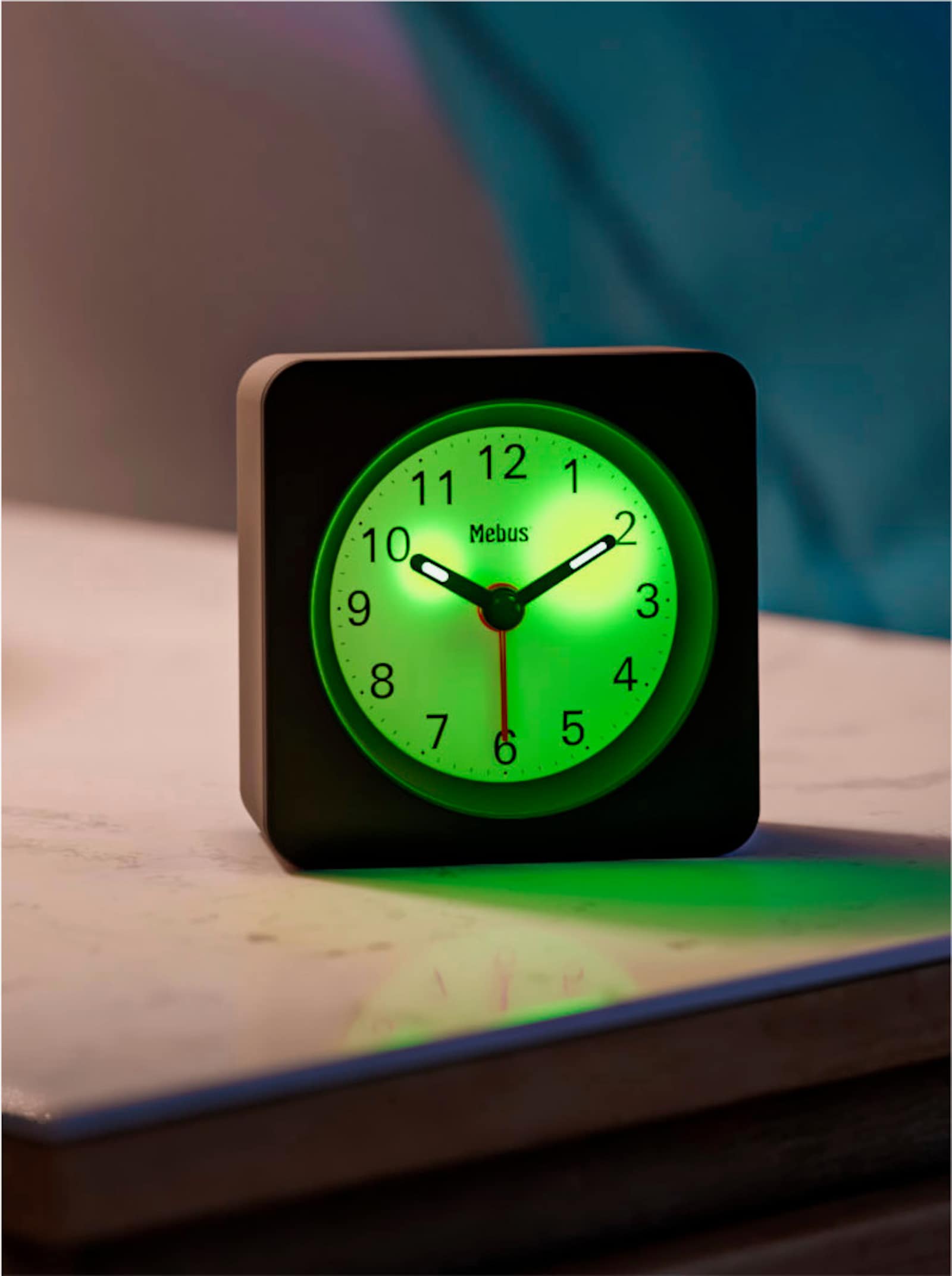 Quarz-Wecker - schwarz