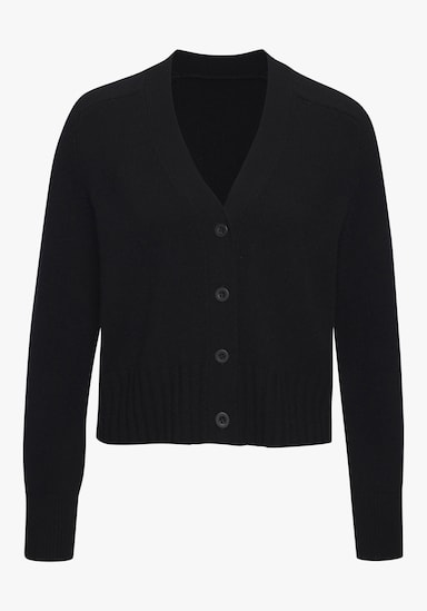 LASCANA Strickjacke - schwarz