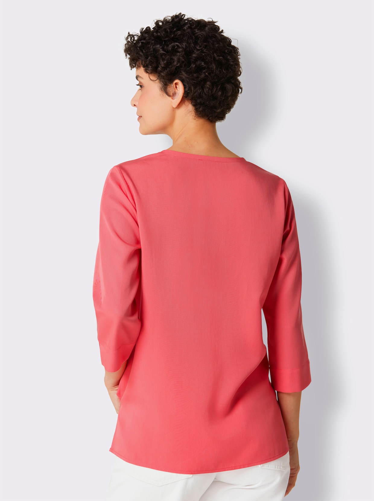 CREATION L PREMIUM Druckbluse - grapefruit