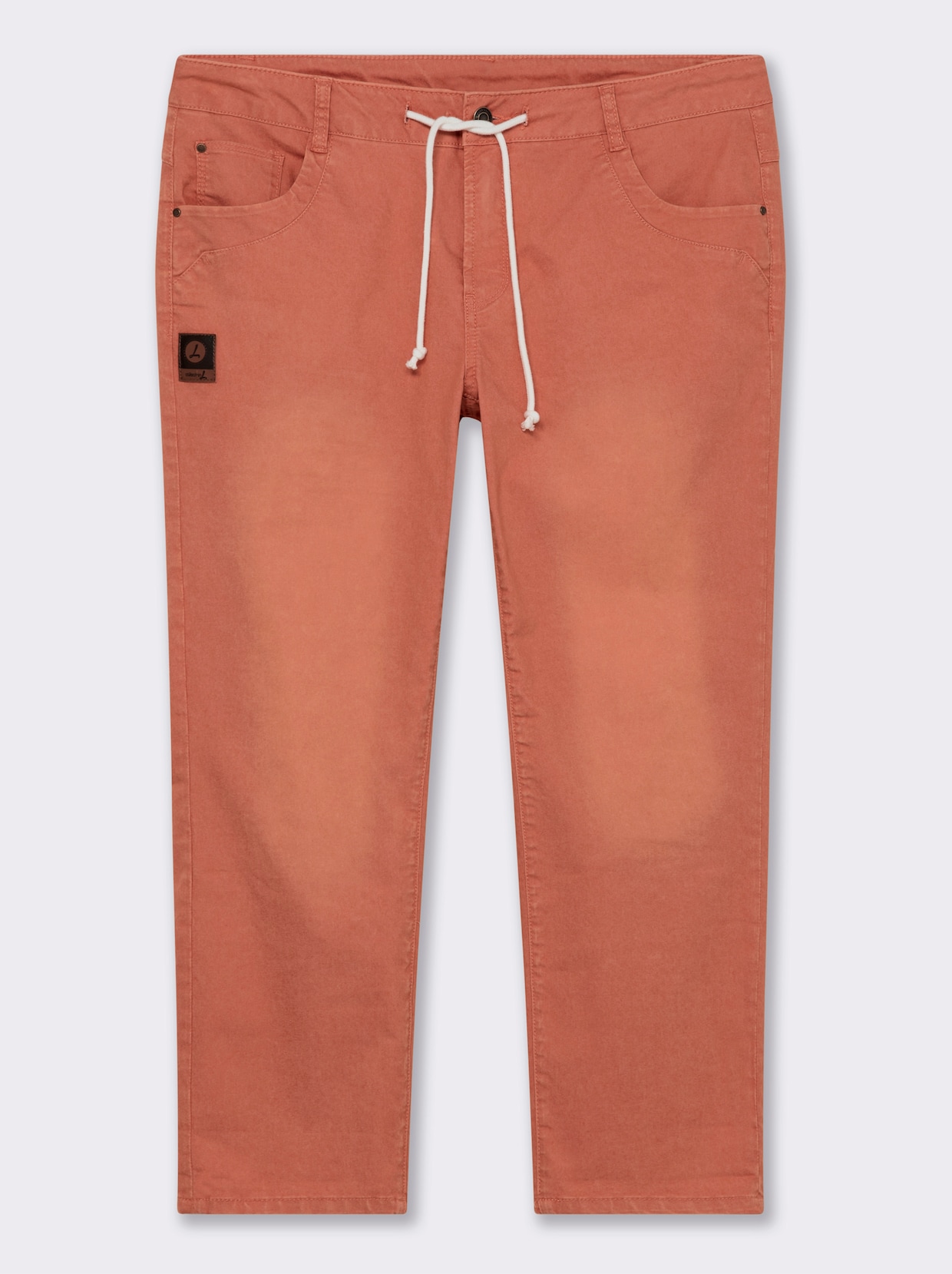 5-Pocket-Jeans in knöchellanger Schnittform - papaya