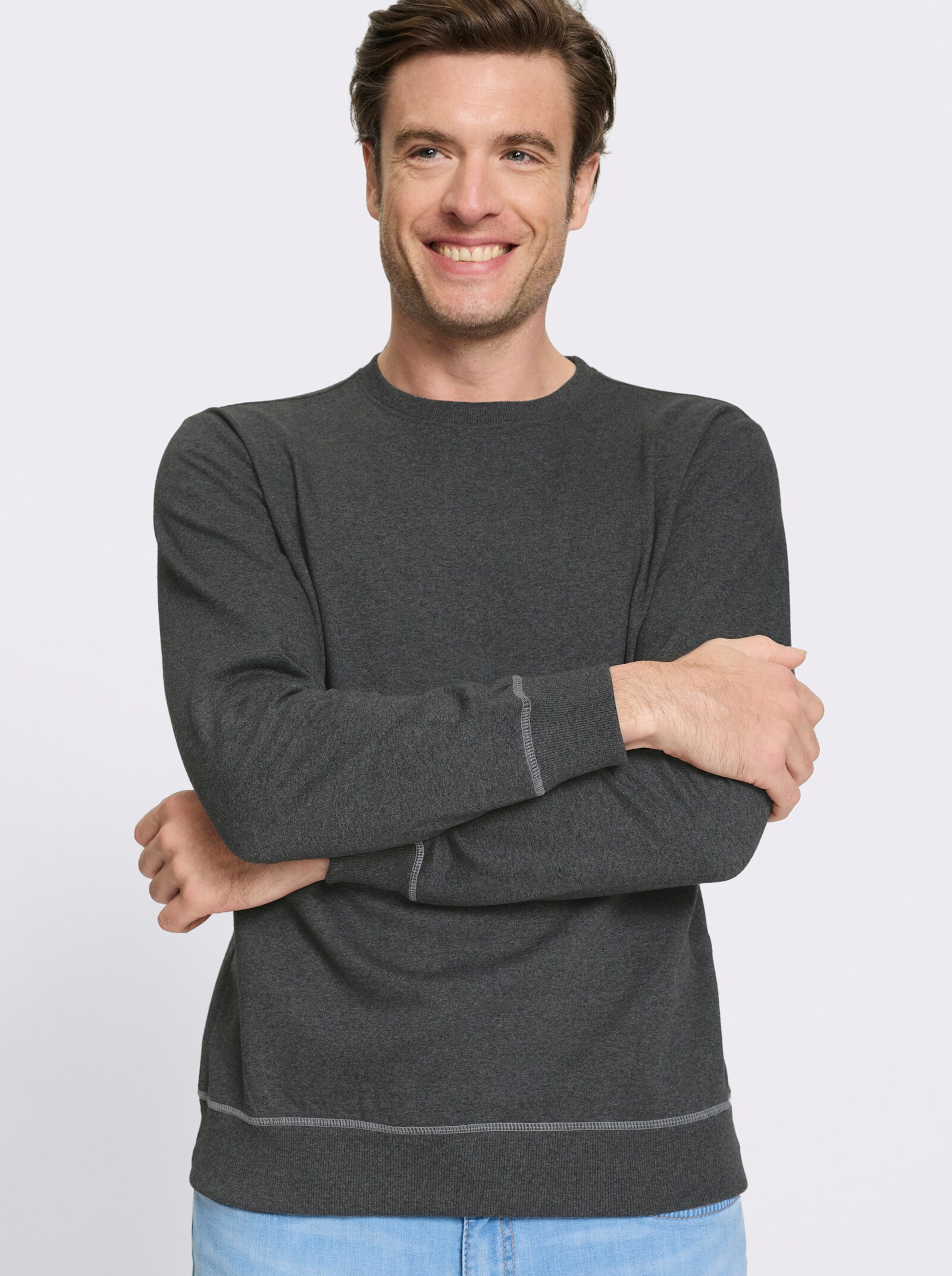 Catamaran Sweatshirt - graphit-meliert