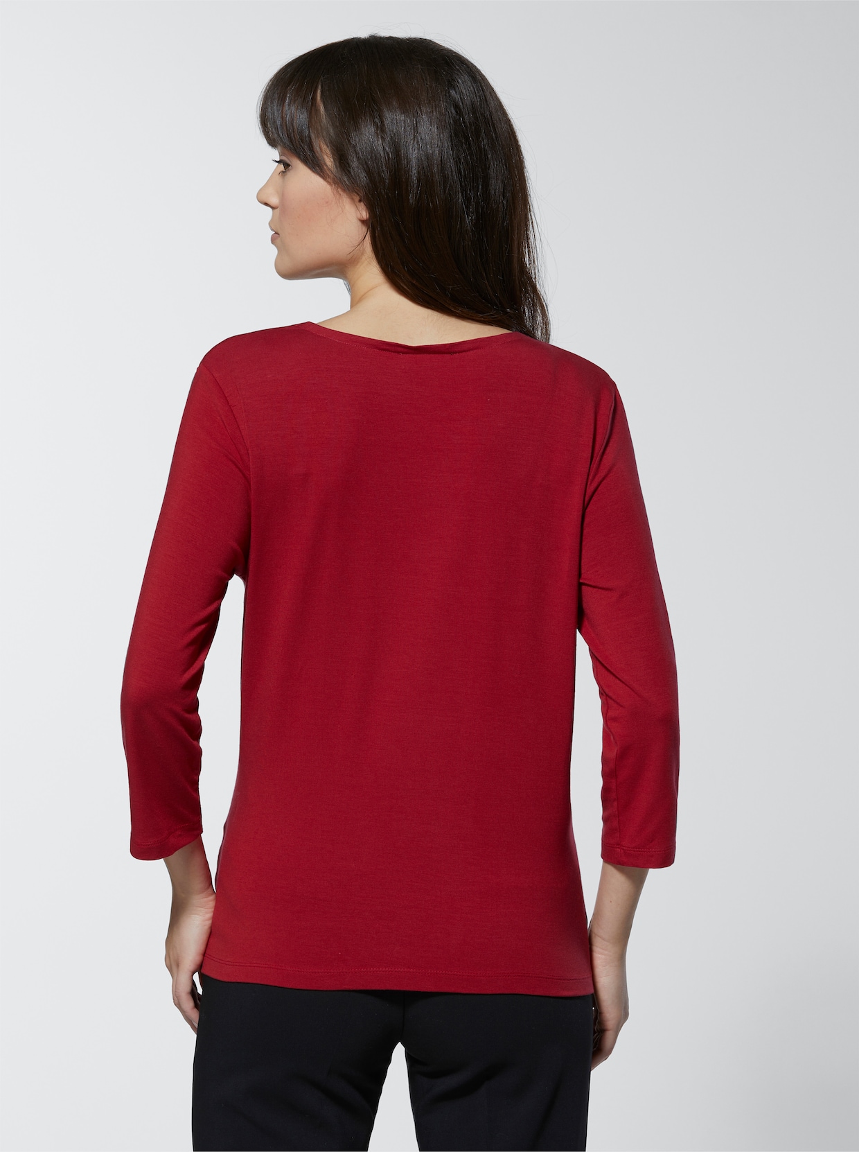 CREATION L PREMIUM Shirt van lyocell - rood