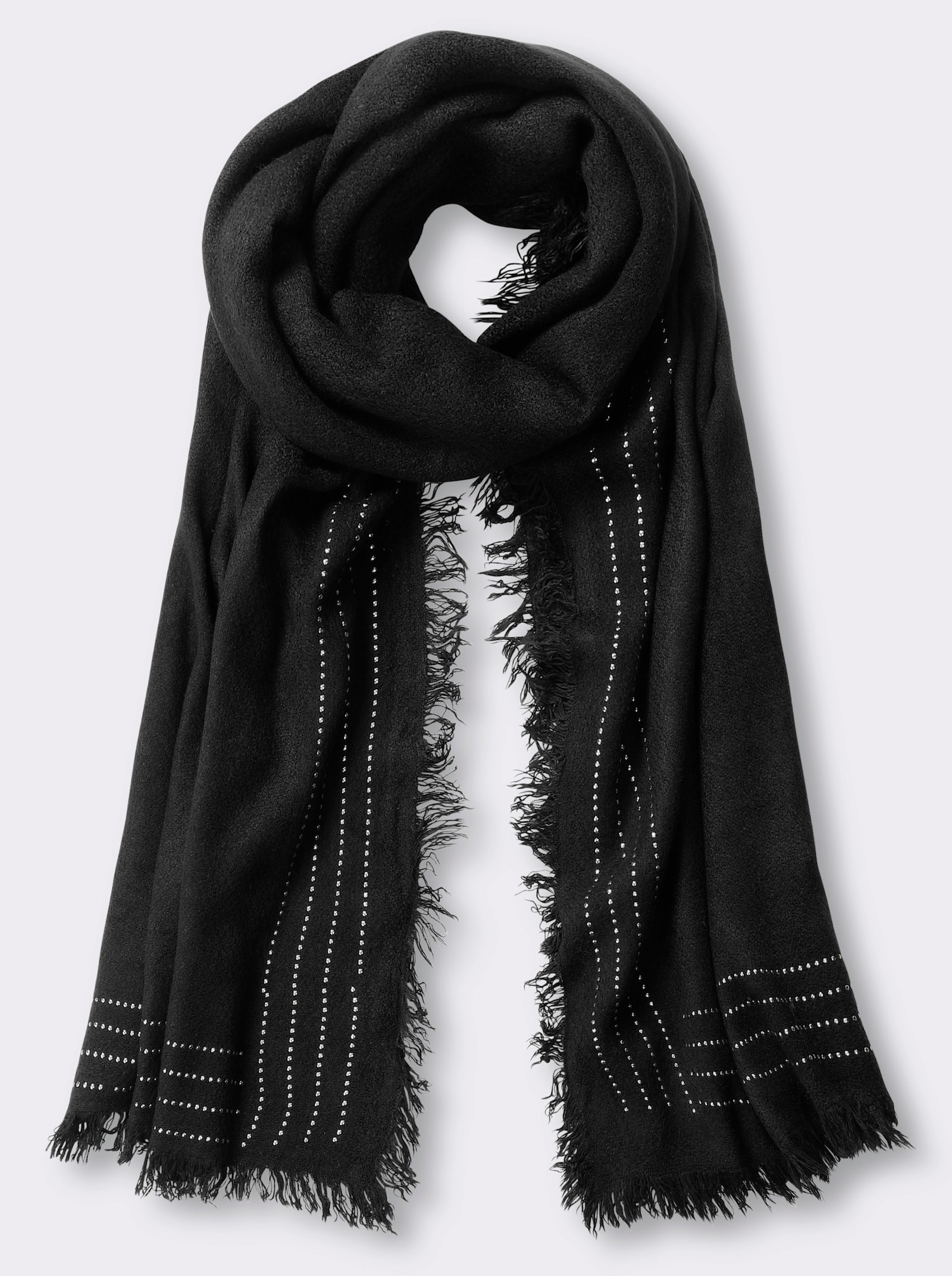 heine Schal - schwarz