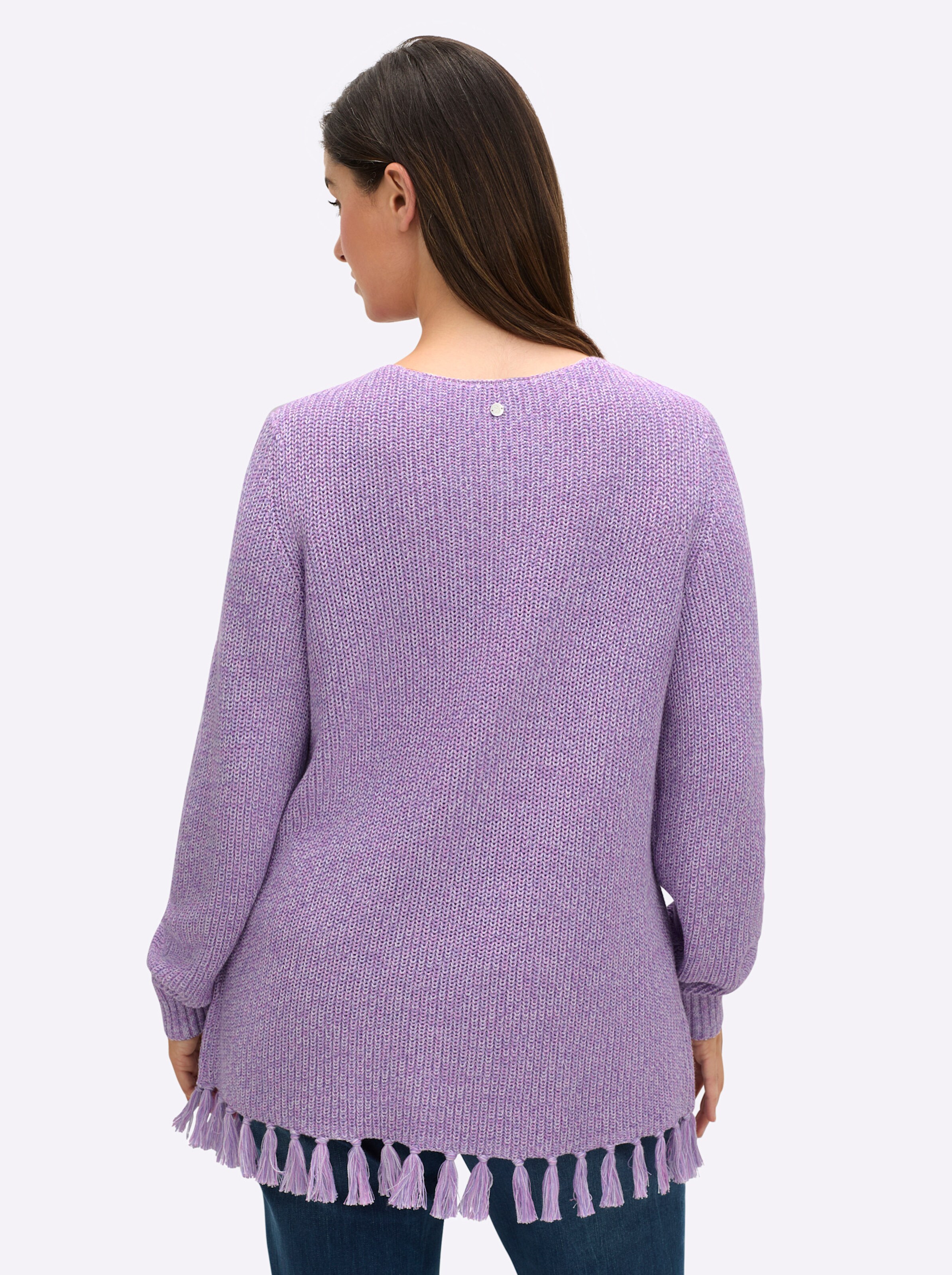 V-Ausschnitt-Pullover