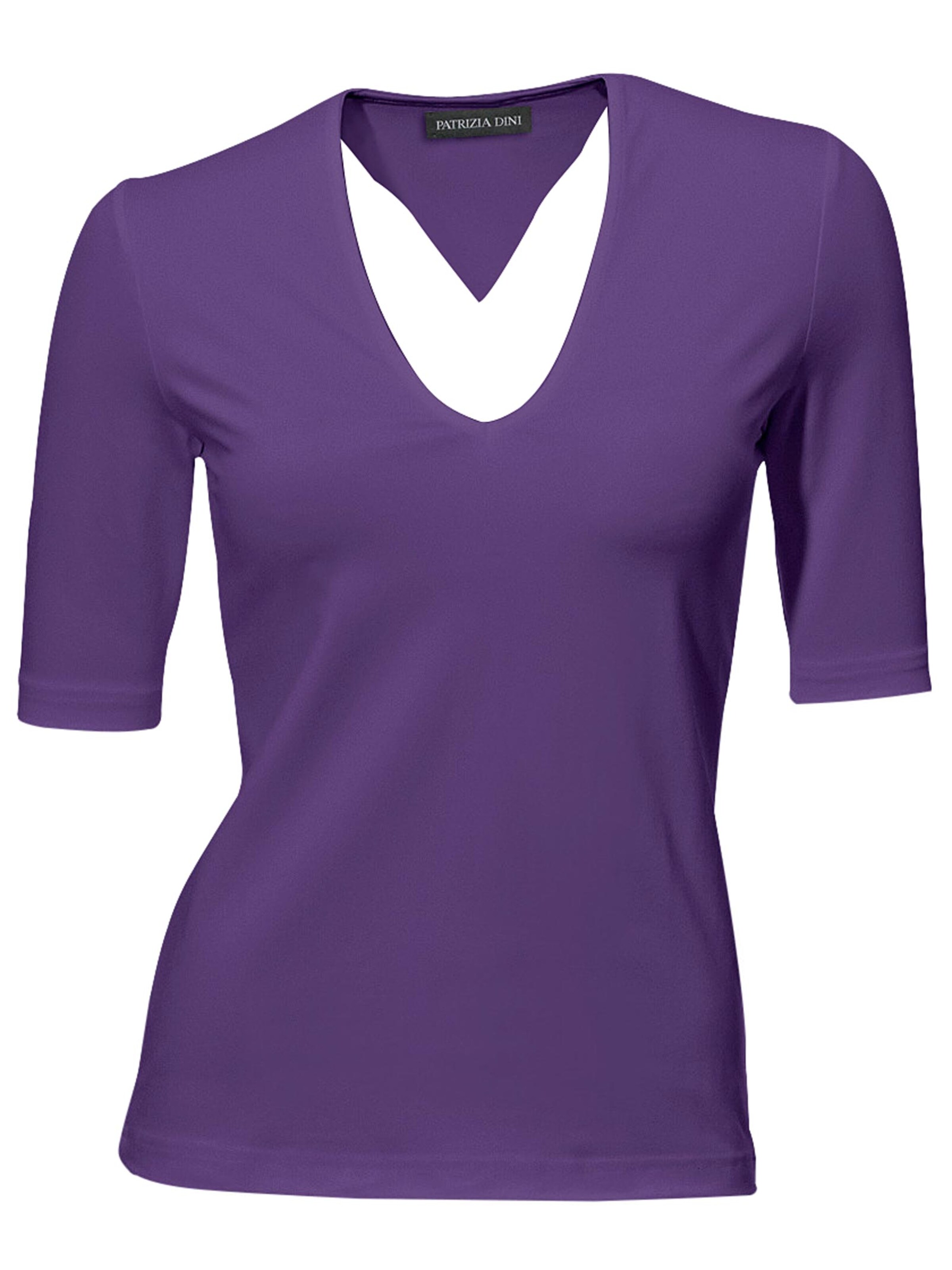 Shirt met v-hals
