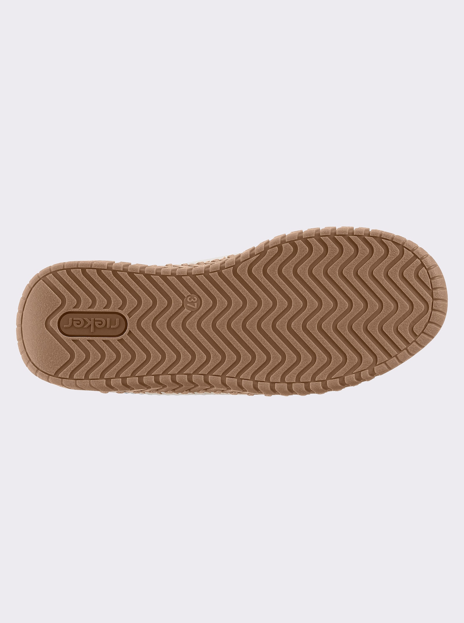 Rieker Sneaker mit Zierperlen - ecru