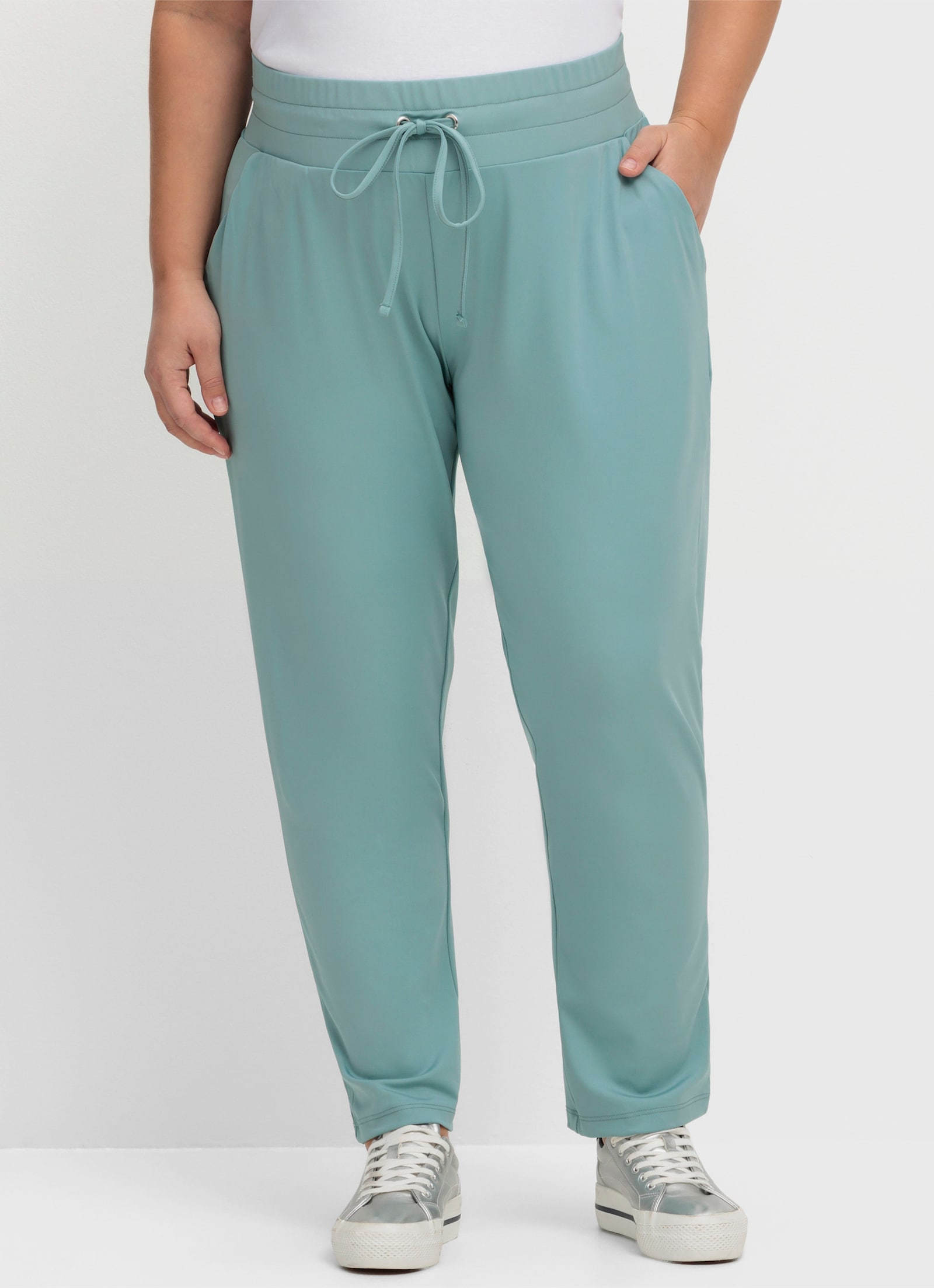 Schlupfhose in Stretch-Qualität - jade