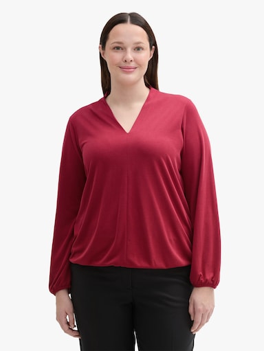 Langarmshirt - deep red