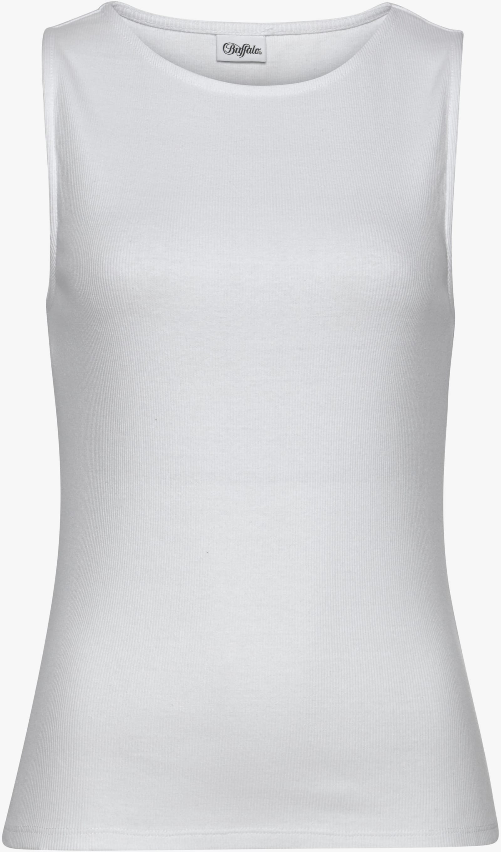 Buffalo Tanktop - wit + zwart