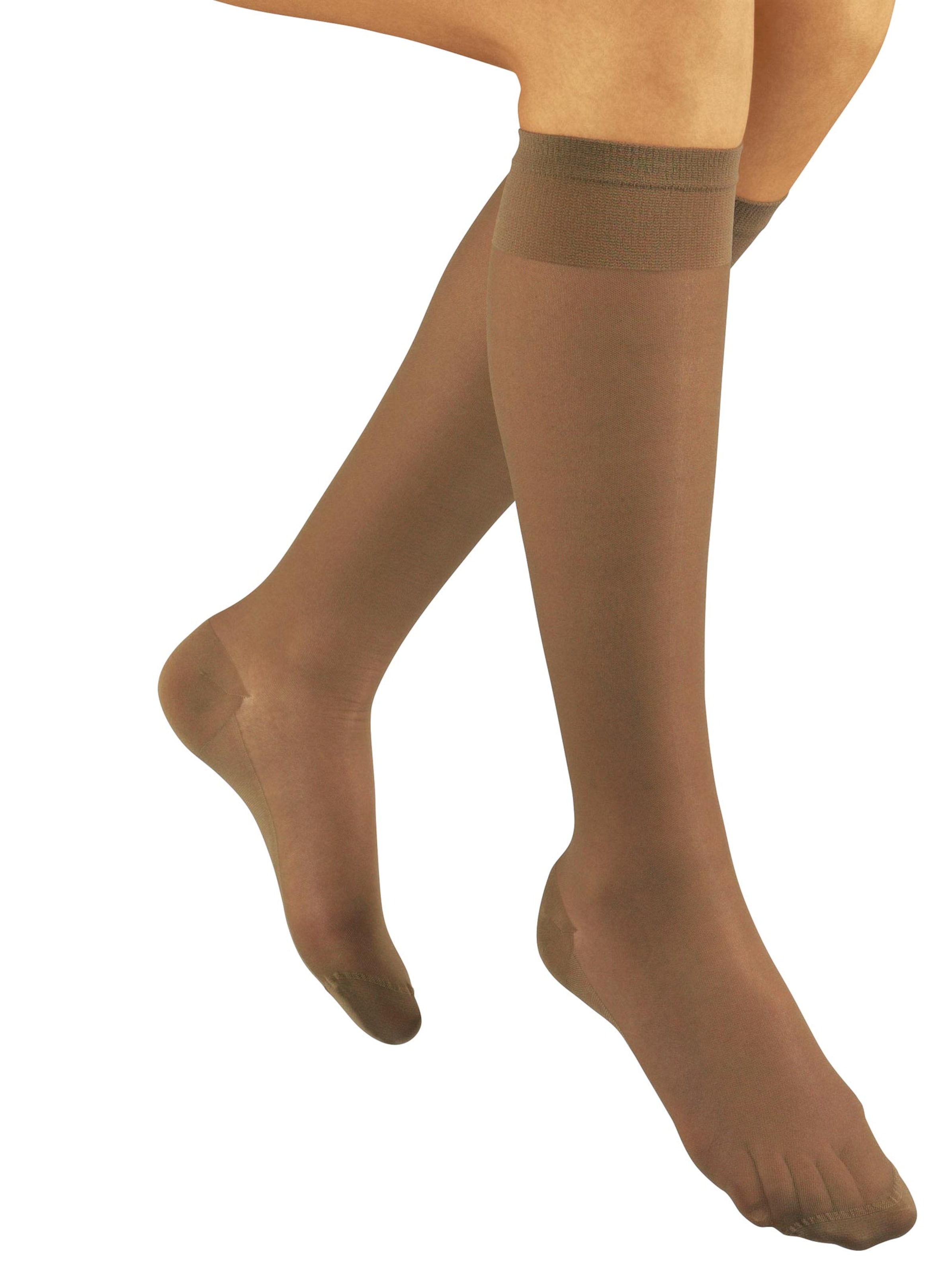 Stützkniestrümpfe - dunkelbraun