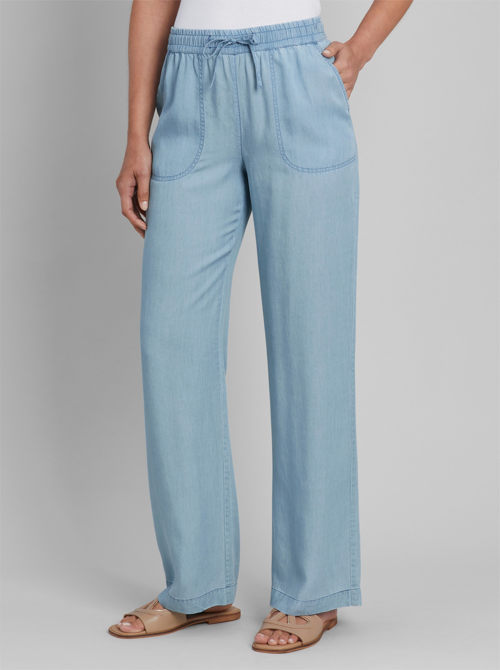 heine Hose in Jeans-Optik - blue-bleached