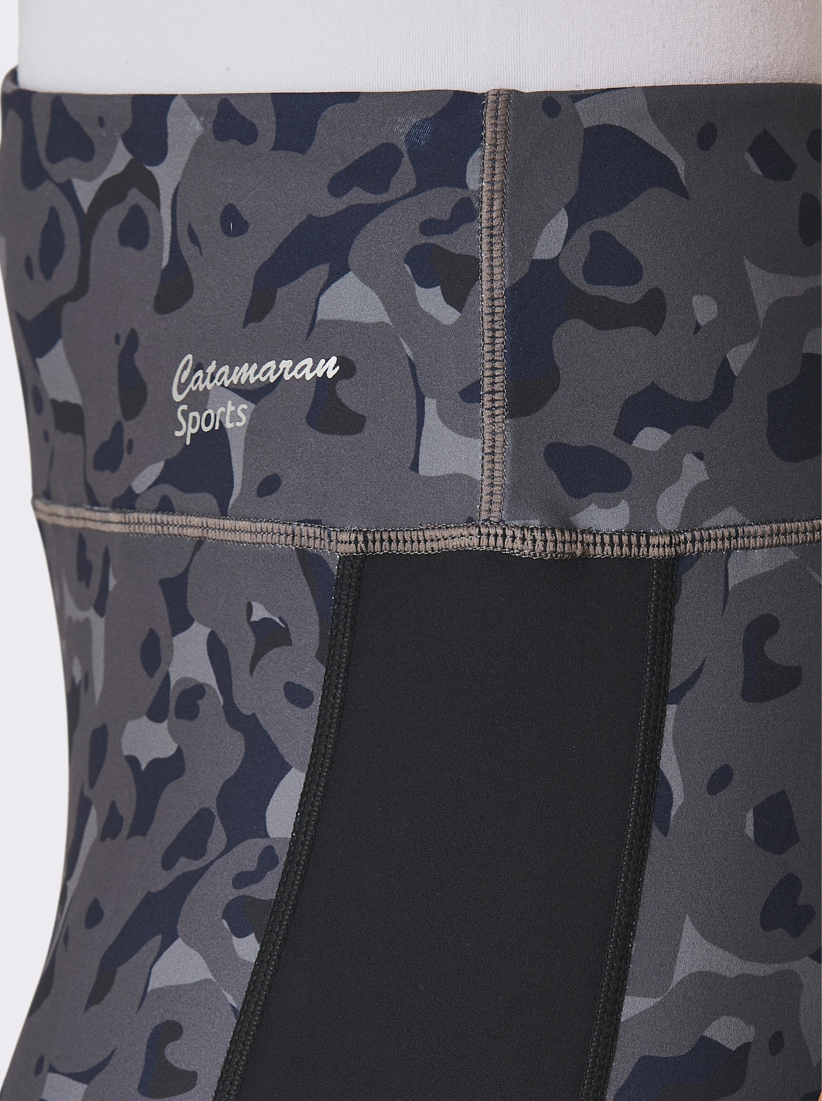 Catamaran Sports Yogaleggings mit breitem Bund - anthrazit-gemustert