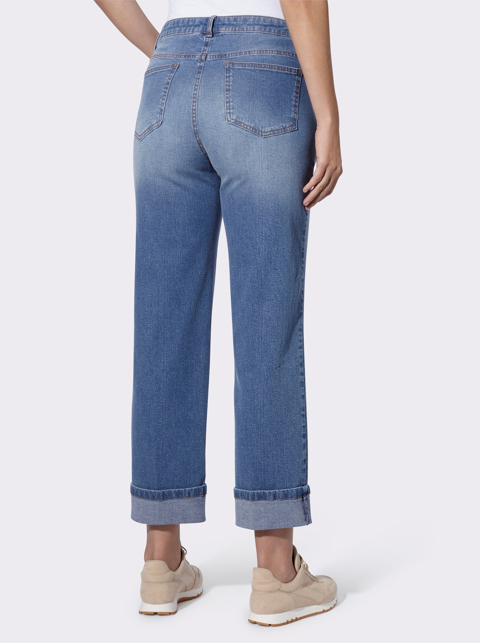 heine 5-Pocket-Jeans - blue-stone-washed