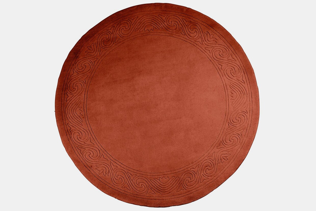 heine home Hochflorteppich - terracotta