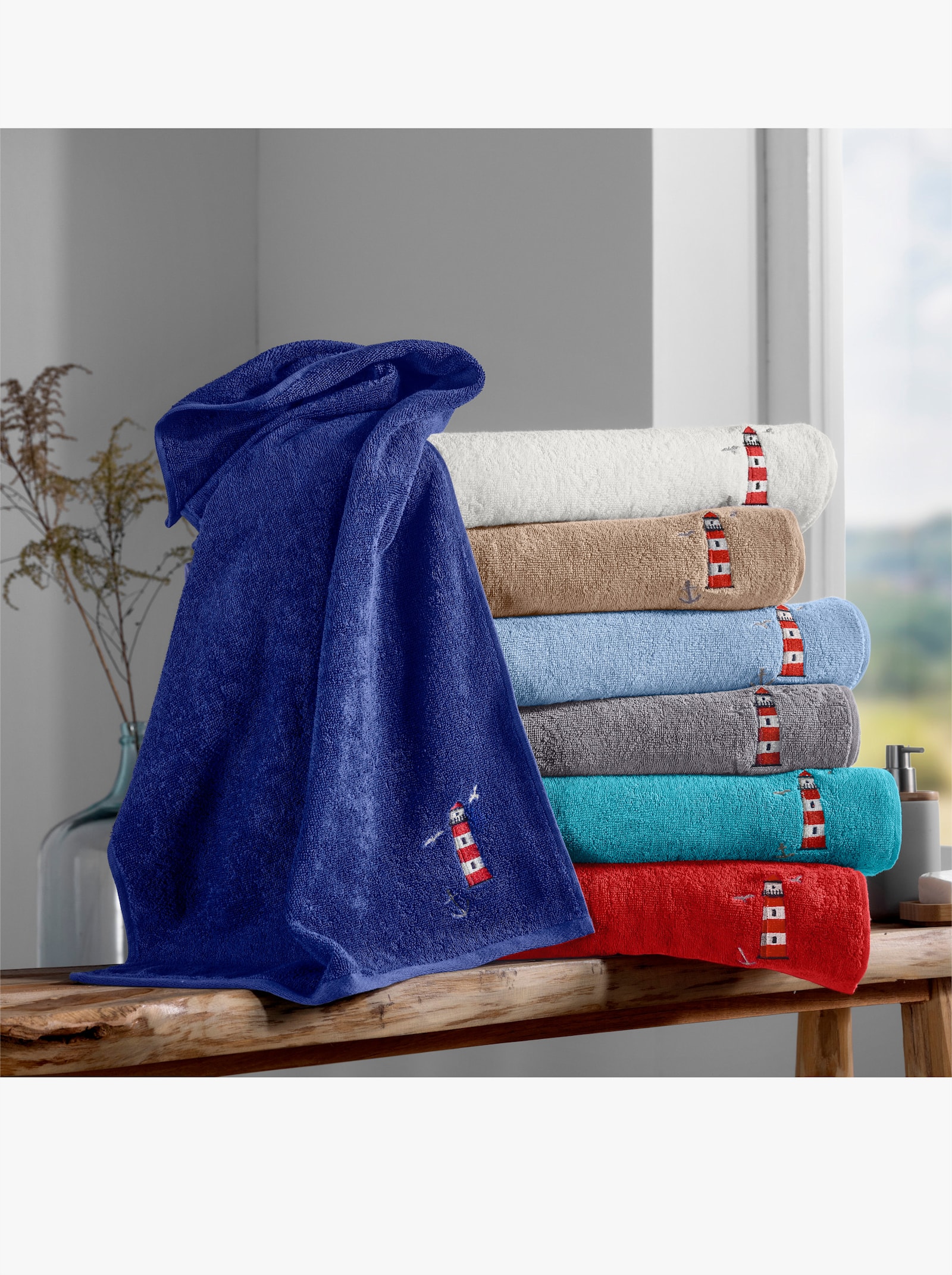 wäschepur Handtuch - weiß