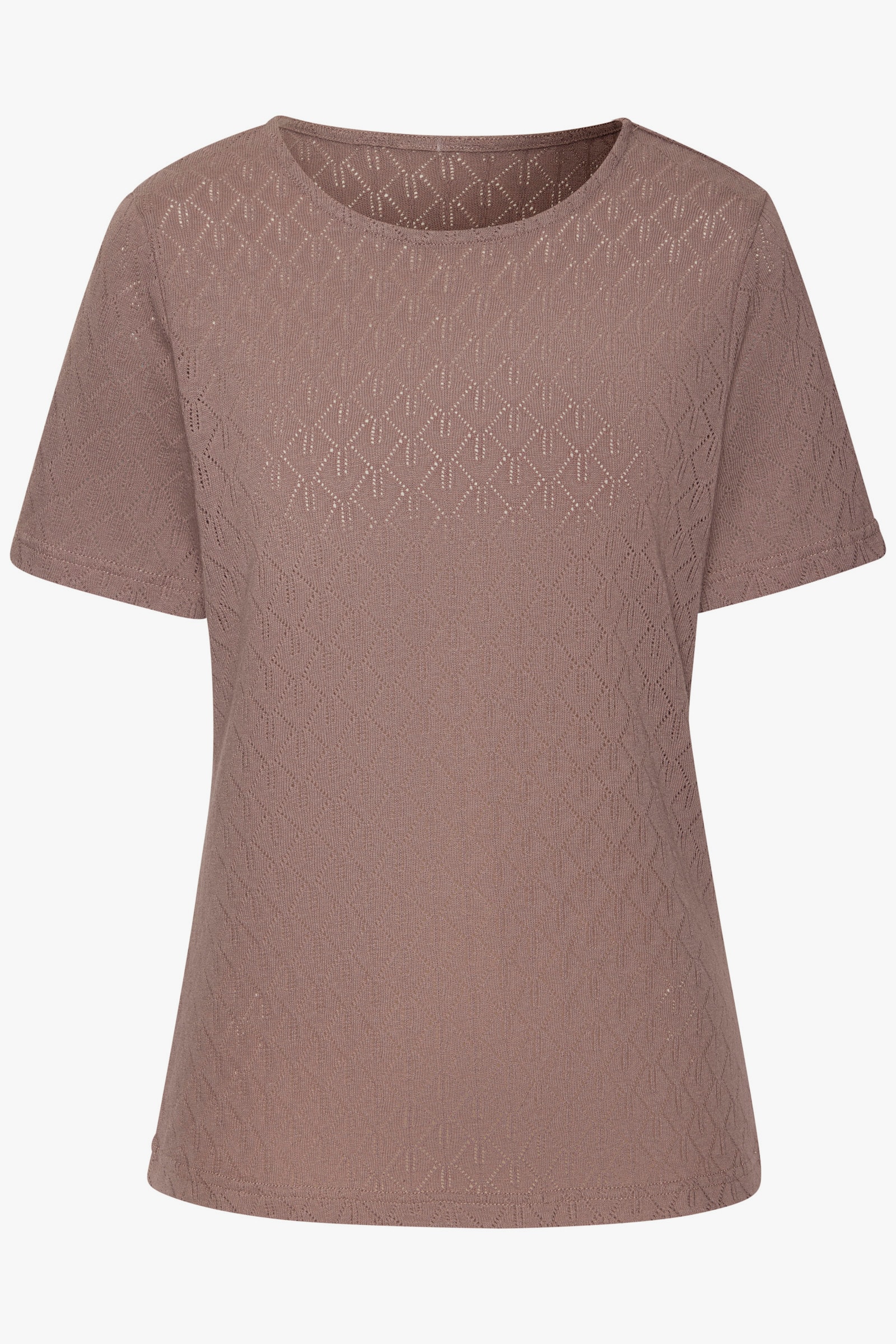 Vivance Shirt met korte mouwen - taupe