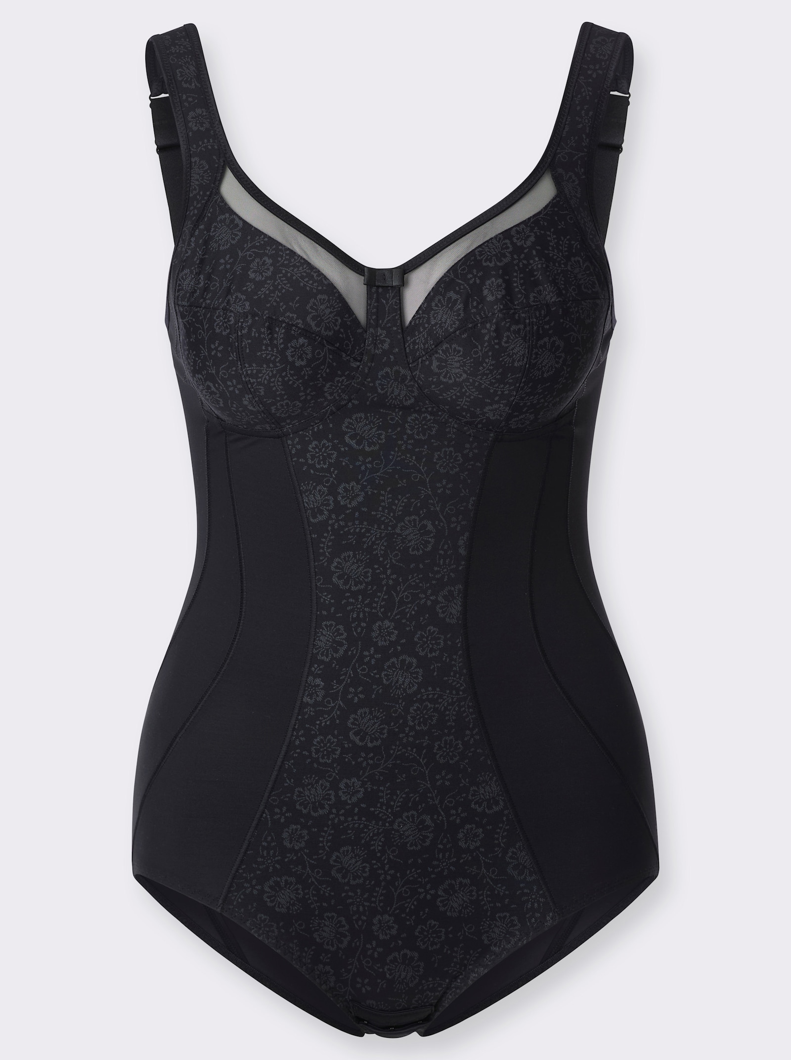 Anita Body ohne Bügel mit verstärkter Patte - schwarz