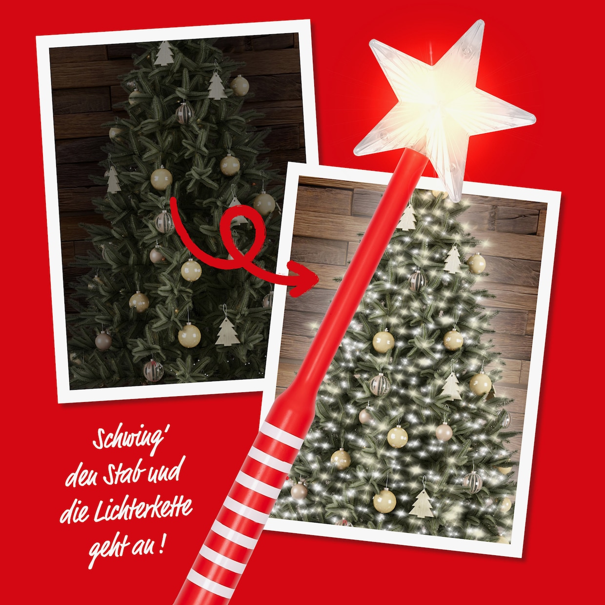 BONETTI LED-Lichterkette - rot