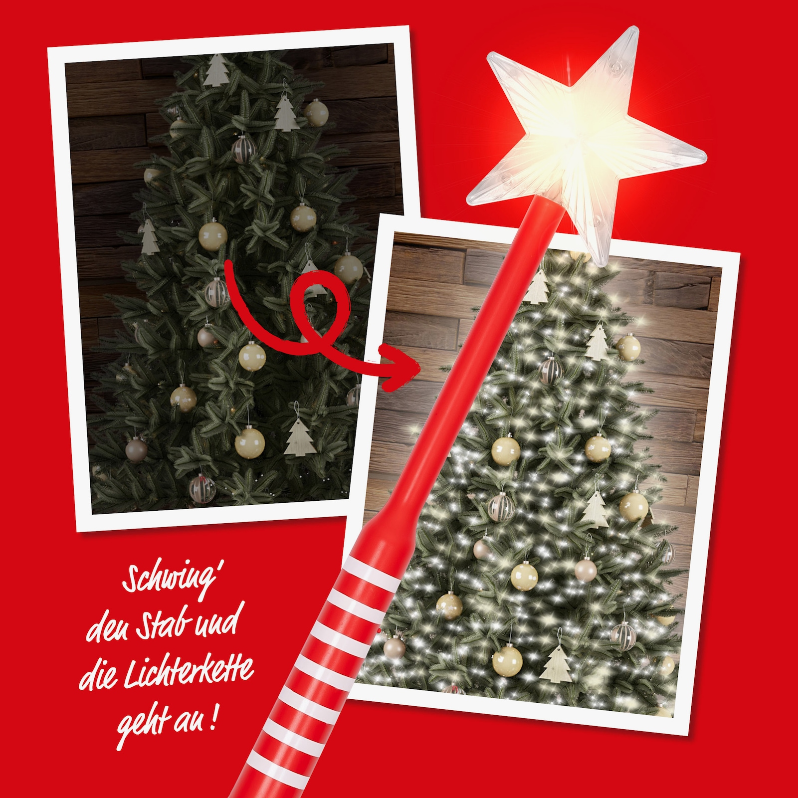 BONETTI LED-Lichterkette - rot