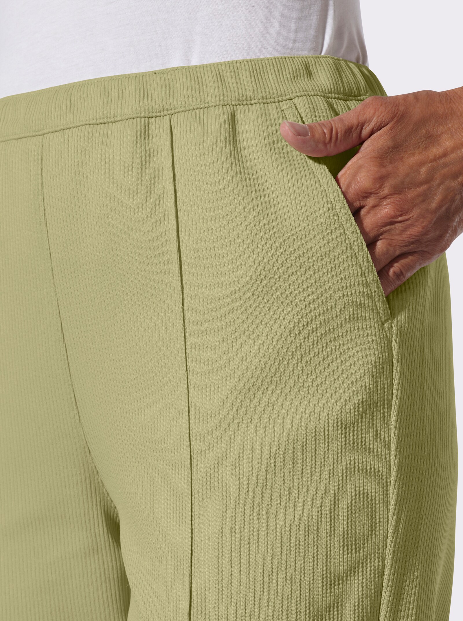 7/8-Hose in Ripp-Qualität - schilf