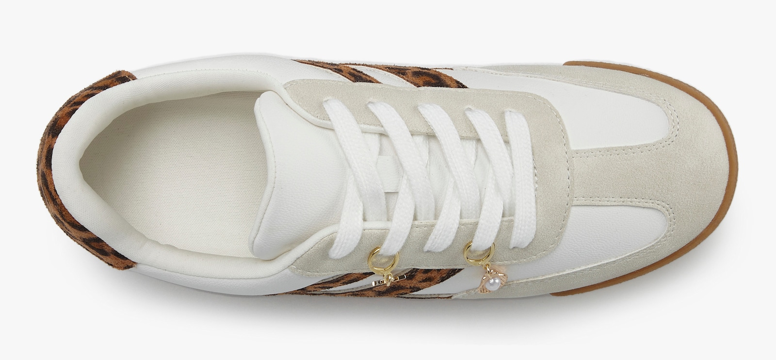 LASCANA Sneaker - weiß/leo