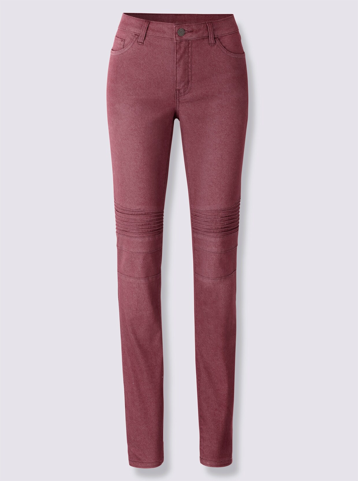 Jeans - dunkelrot