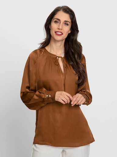 heine Bluse - cognac