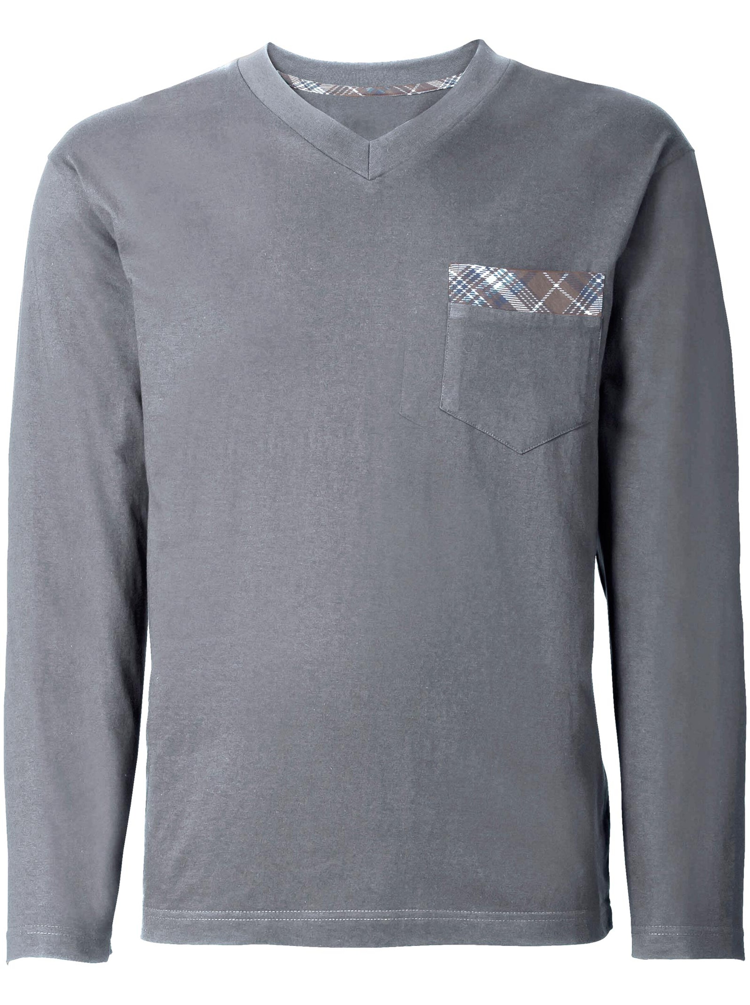 Top Ten Schlafanzug - grau-kariert