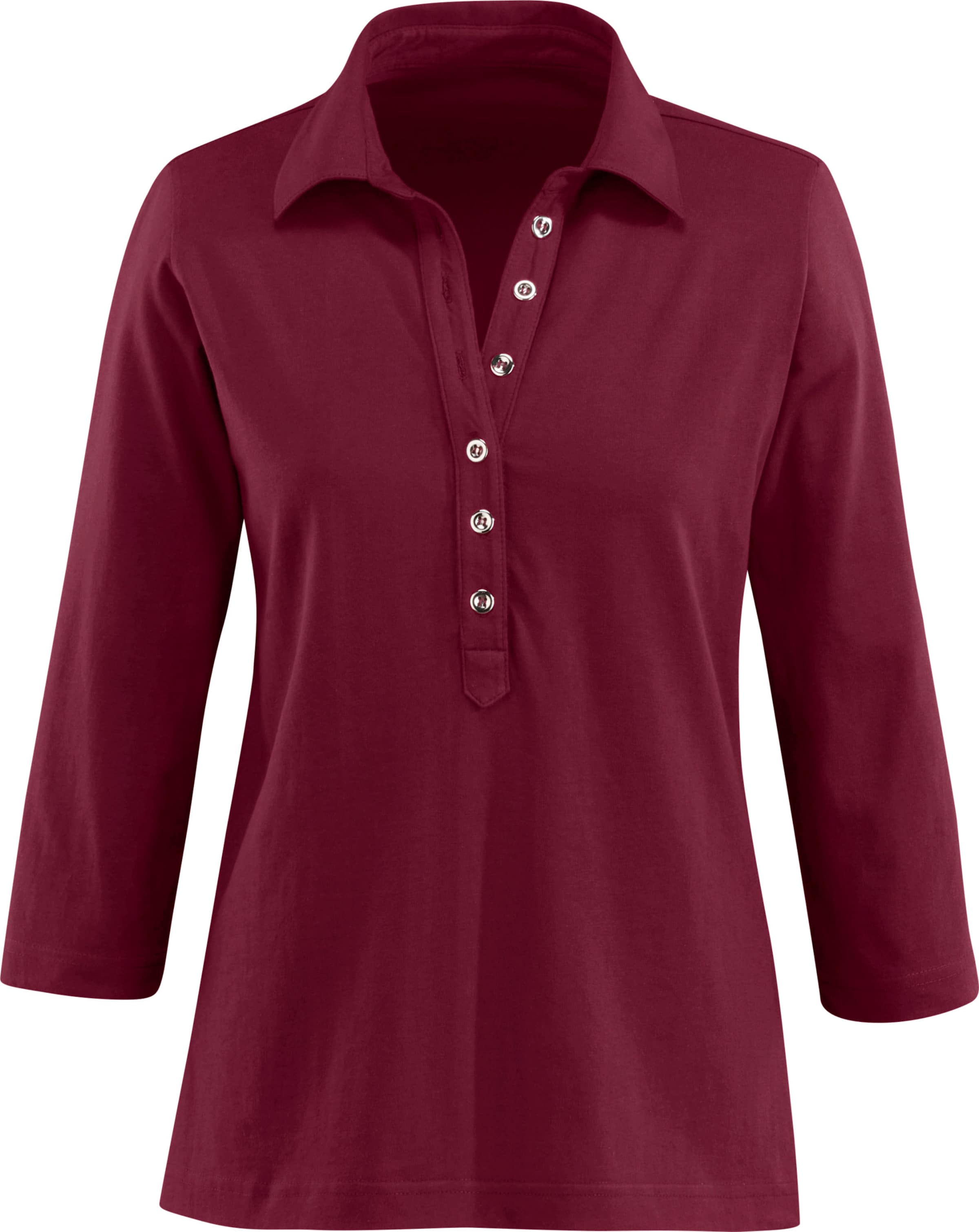 Casual Looks Damen Bordeaux Poloshirt "Poloshirt" 1 Stk. von Baur - Bild 2