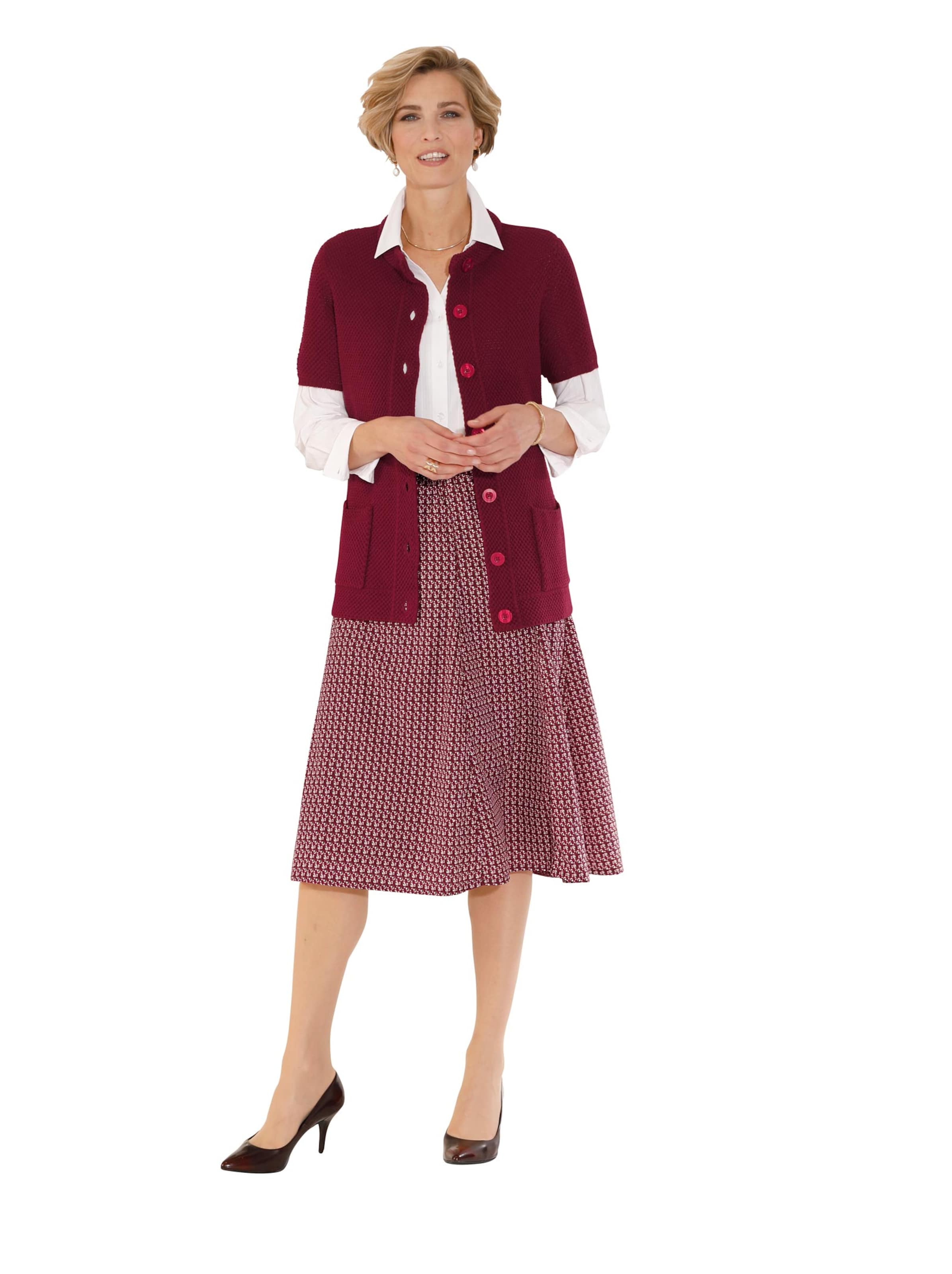 Rock - bordeaux-bedruckt